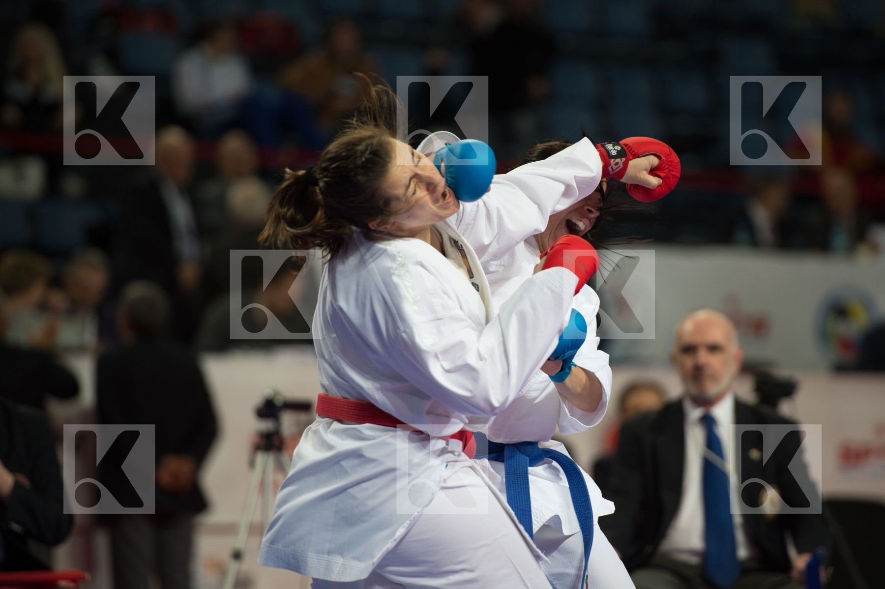 female kumite Slovakia Spain team top