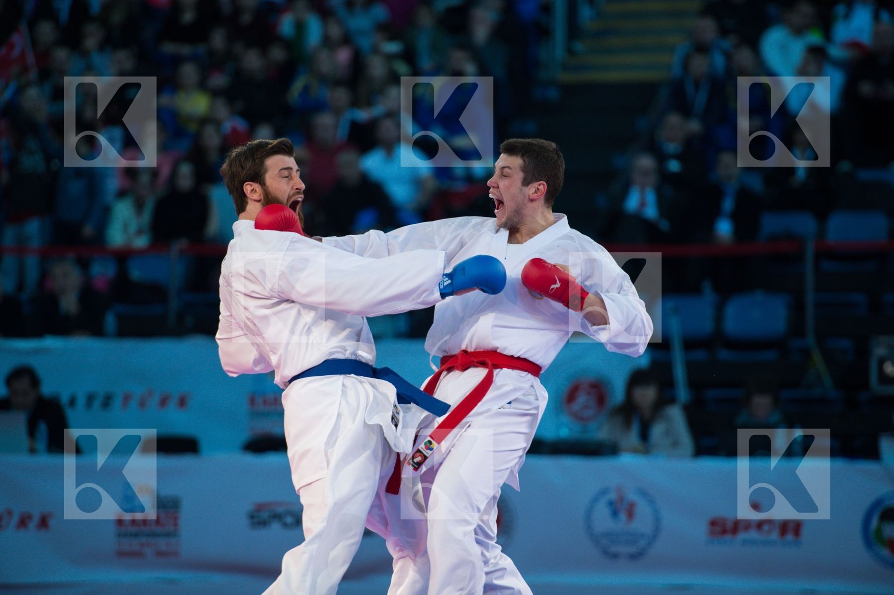 +84 kg Bitevic Slobodan Erkan Enes finals kumite Serbia Turkey