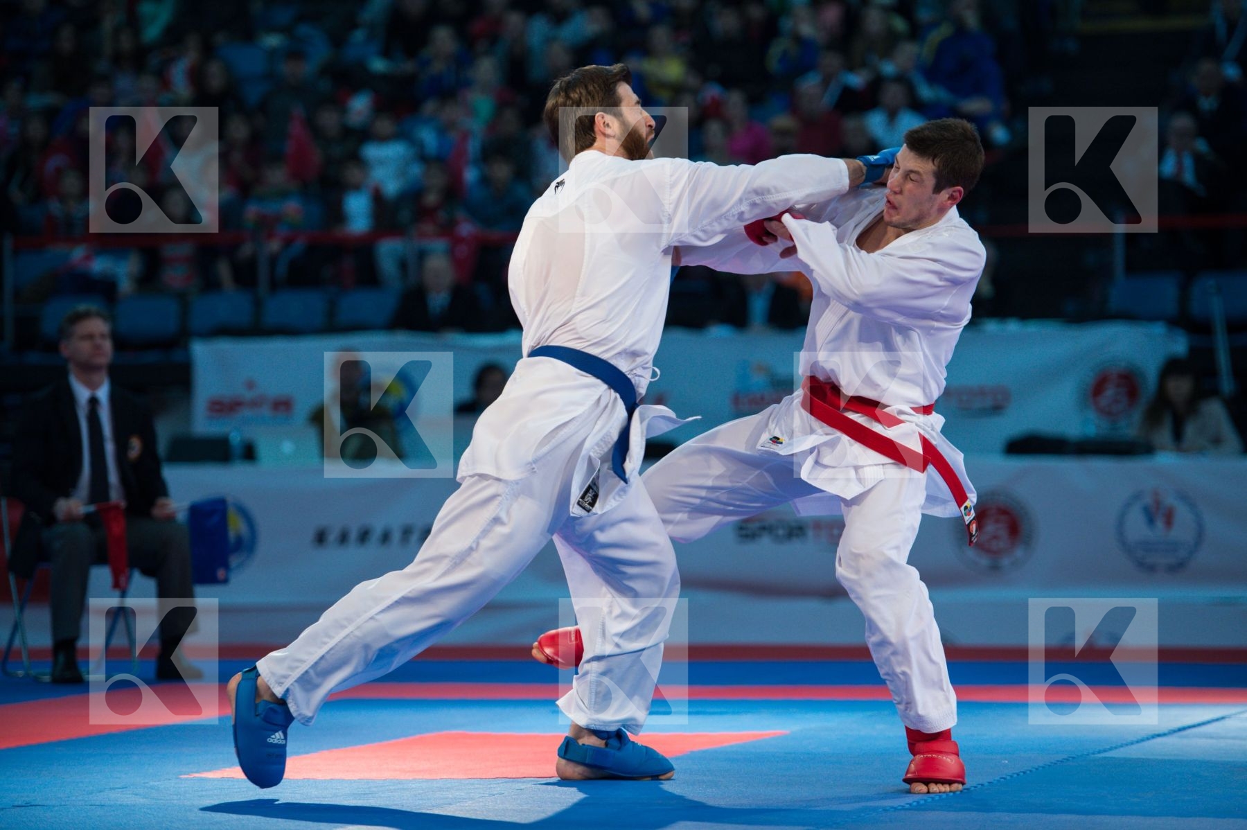 +84 kg Bitevic Slobodan Erkan Enes finals kumite Serbia Turkey