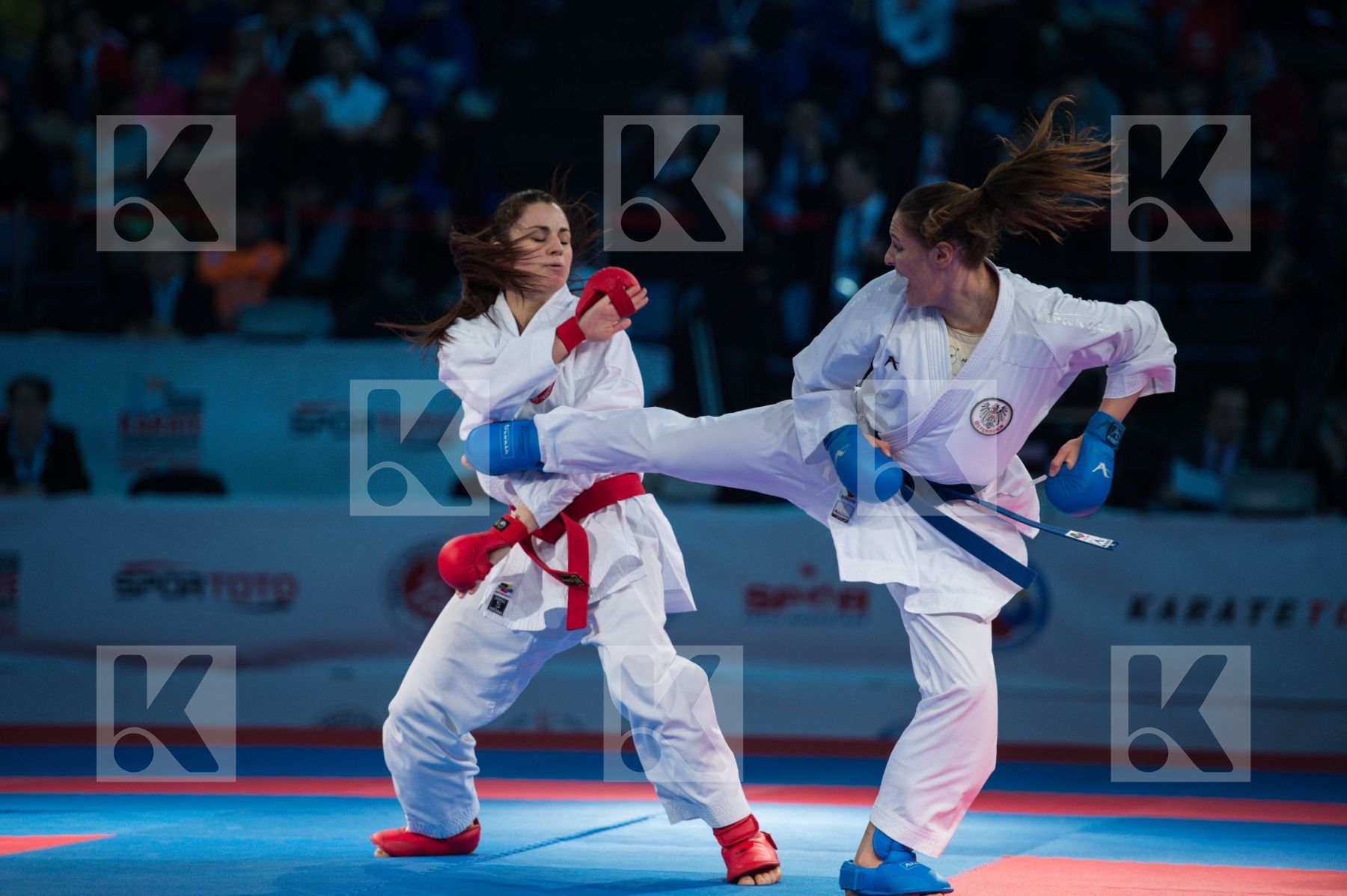 -68 kg Austria Buchinger Alisa finals kumite Quirici Elena Switz