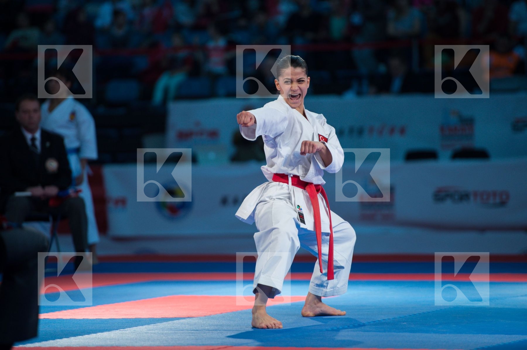 Bozan Dilara female finals kata kumite Turkey