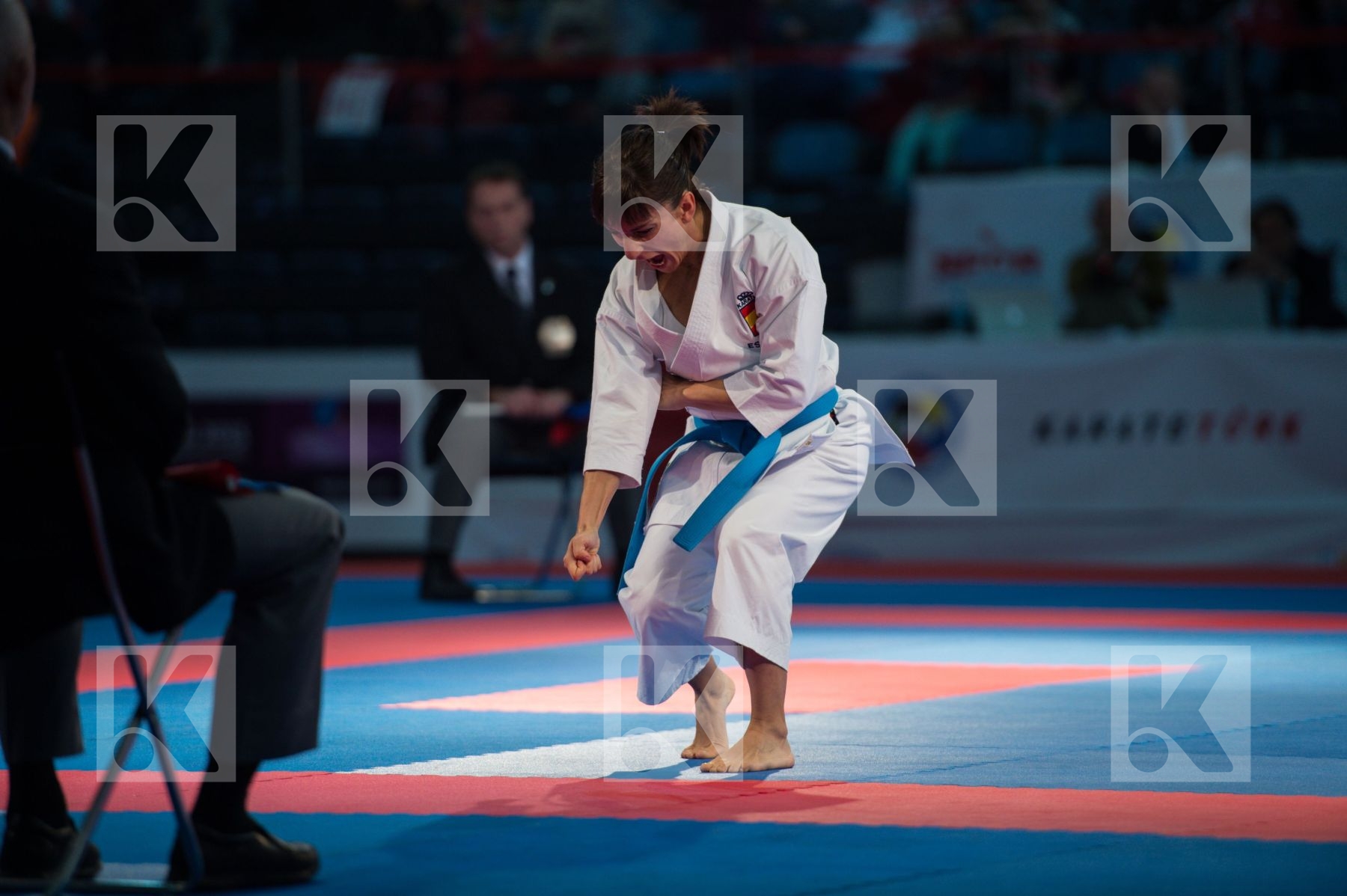 female finals kata kumite Sanchez Jaime Sandra Spain