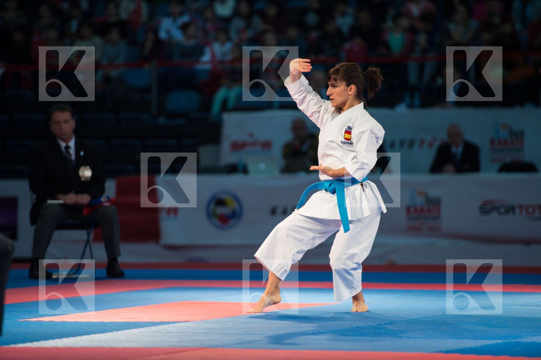 female finals kata kumite Sanchez Jaime Sandra Spain