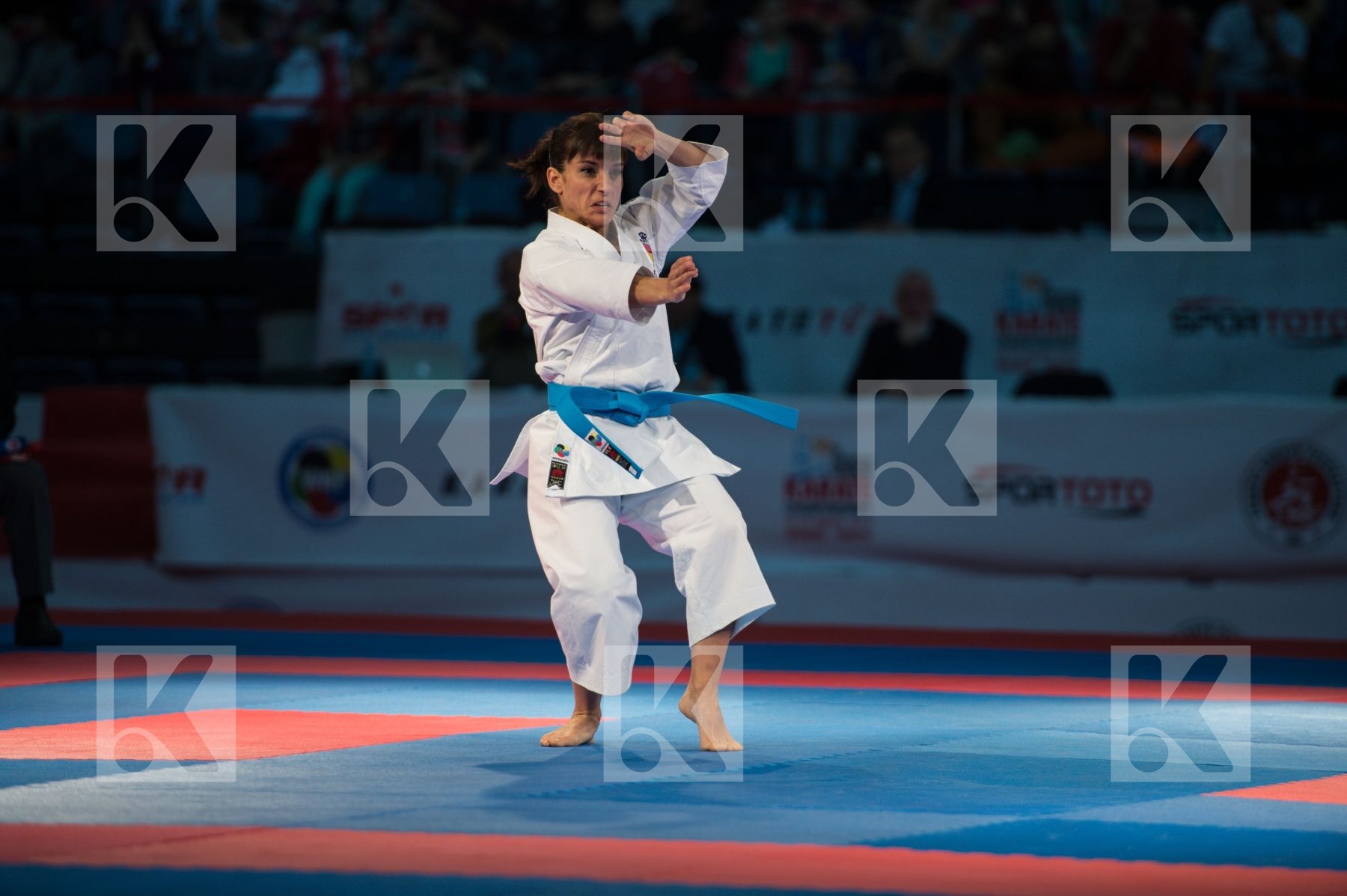female finals kata kumite Sanchez Jaime Sandra Spain