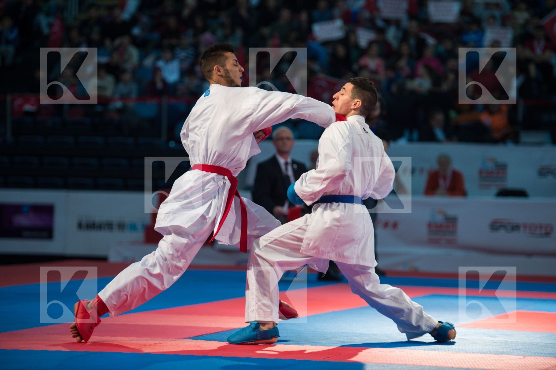 -60 kg Agoudjil Sofiane finals France Italy kumite Maresca Luca