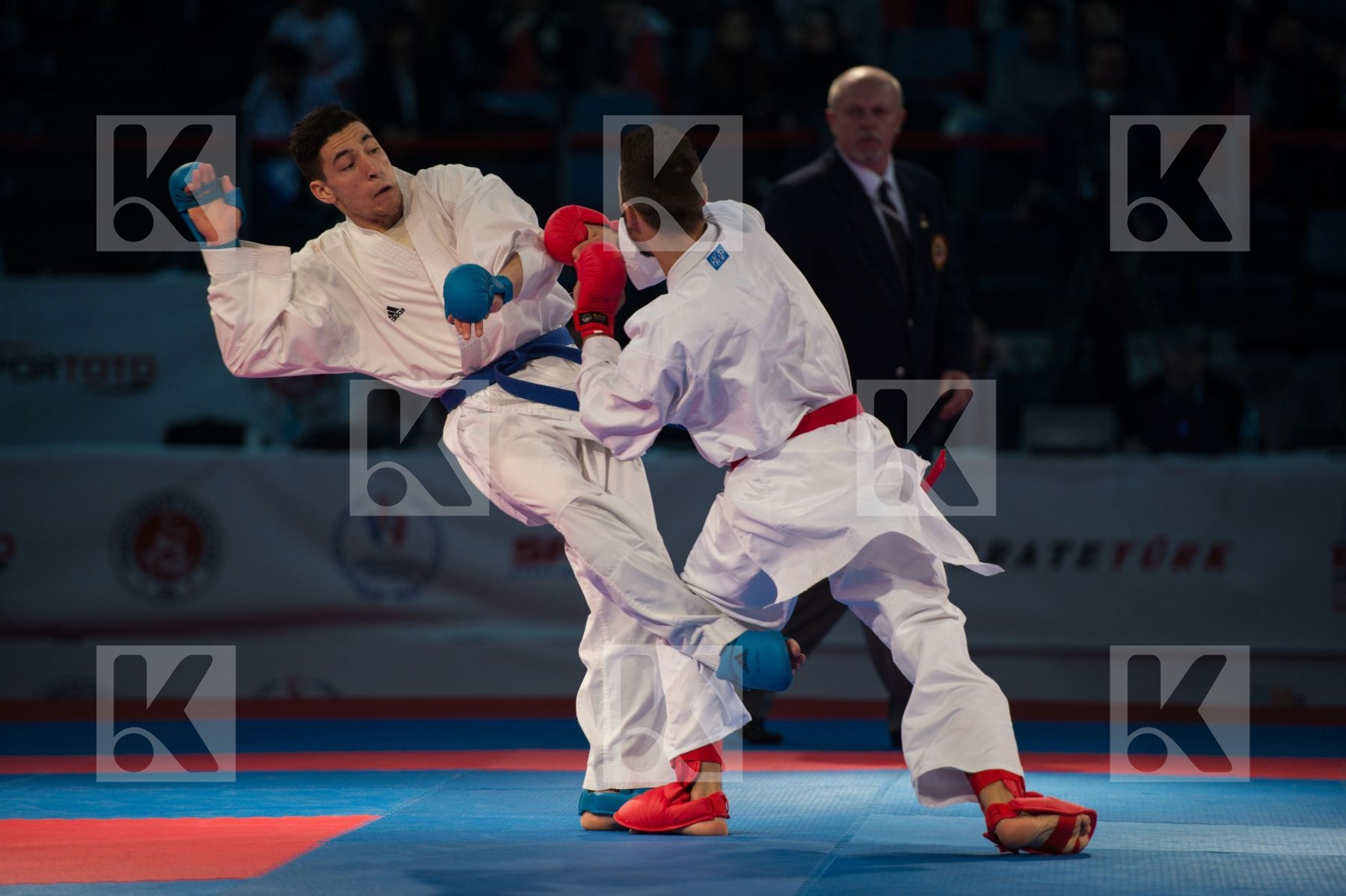 -60 kg Agoudjil Sofiane finals France Italy kumite Maresca Luca