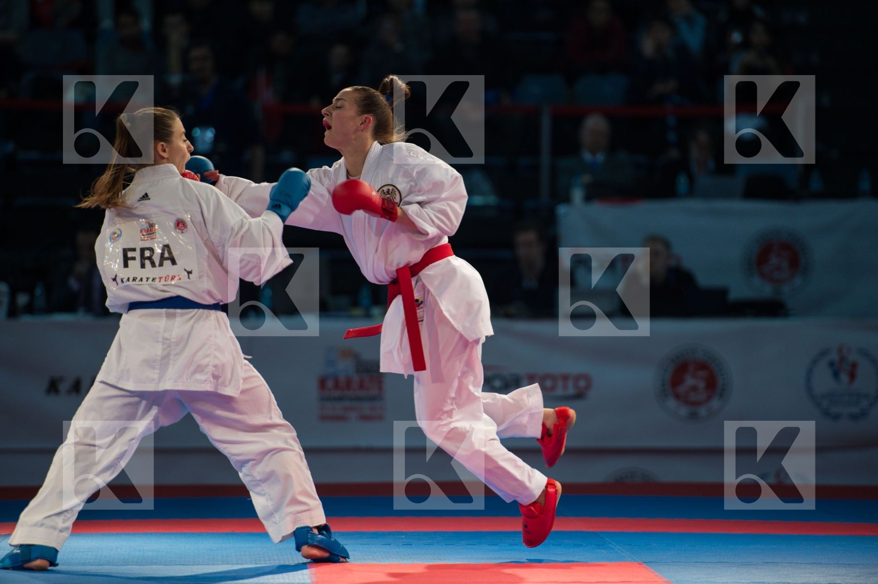 -50 kg Austria finals France kumite Plank Bettina Recchia Alexan