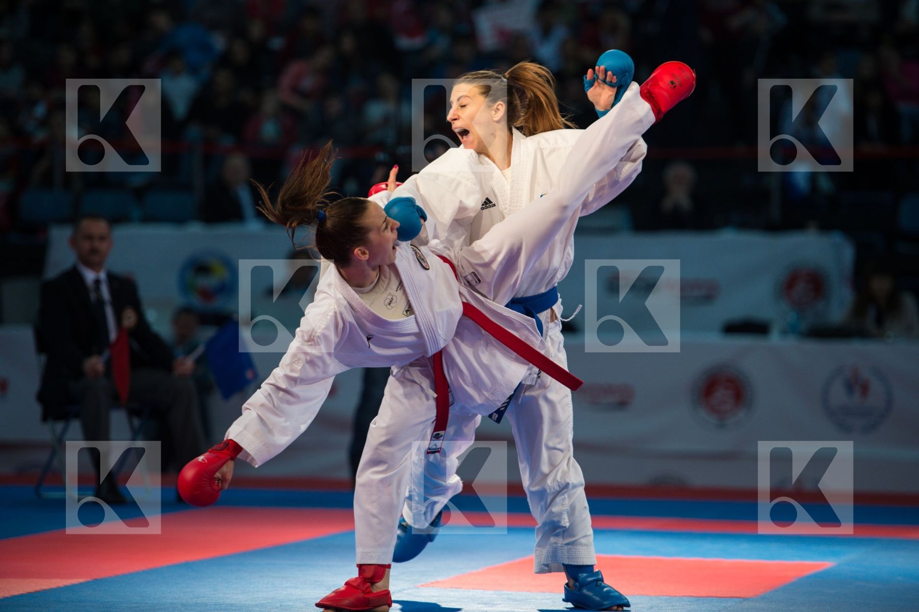 -50 kg Austria finals France kumite Plank Bettina Recchia Alexan