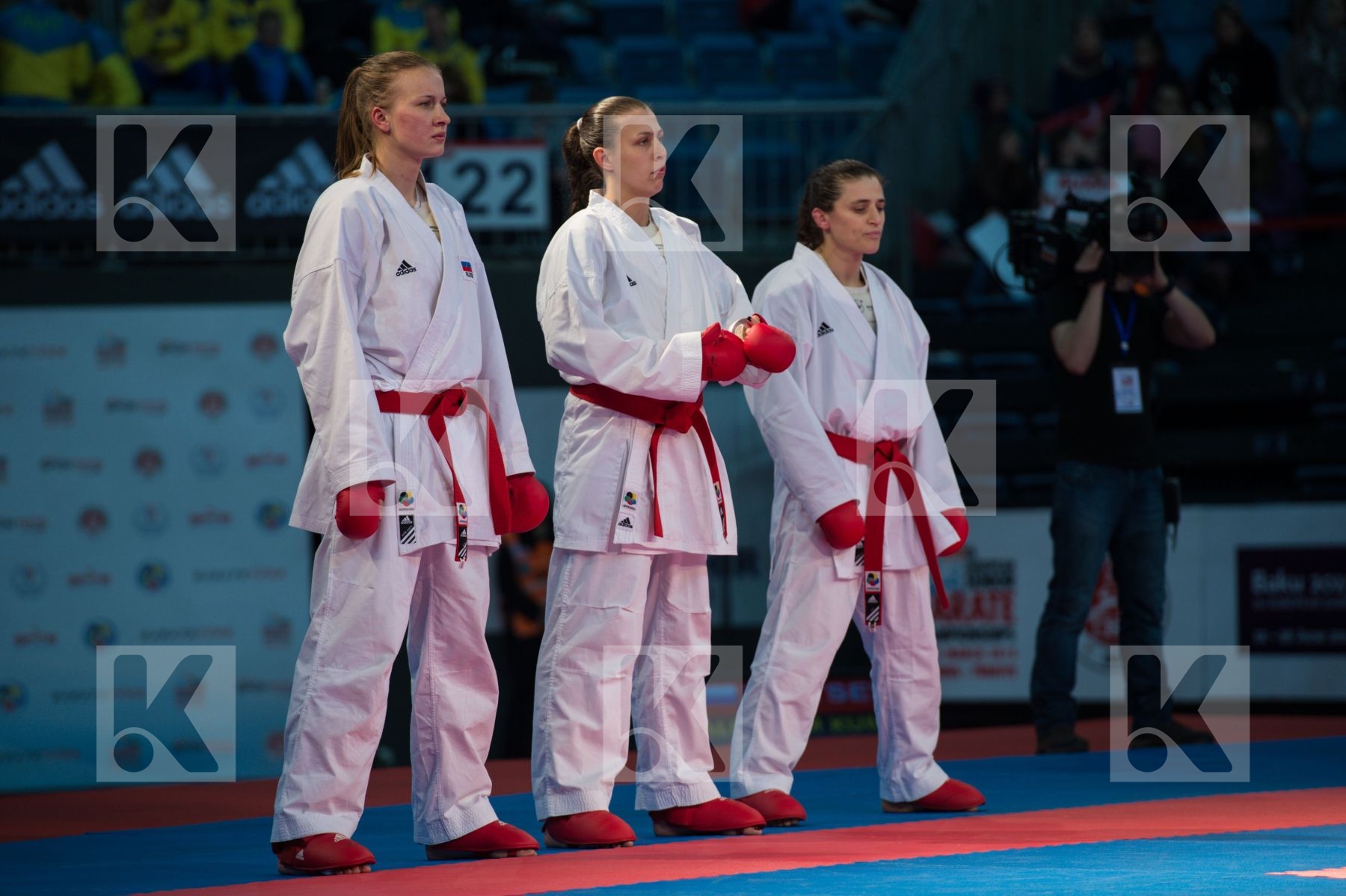 female finals kumite Russian Federation team