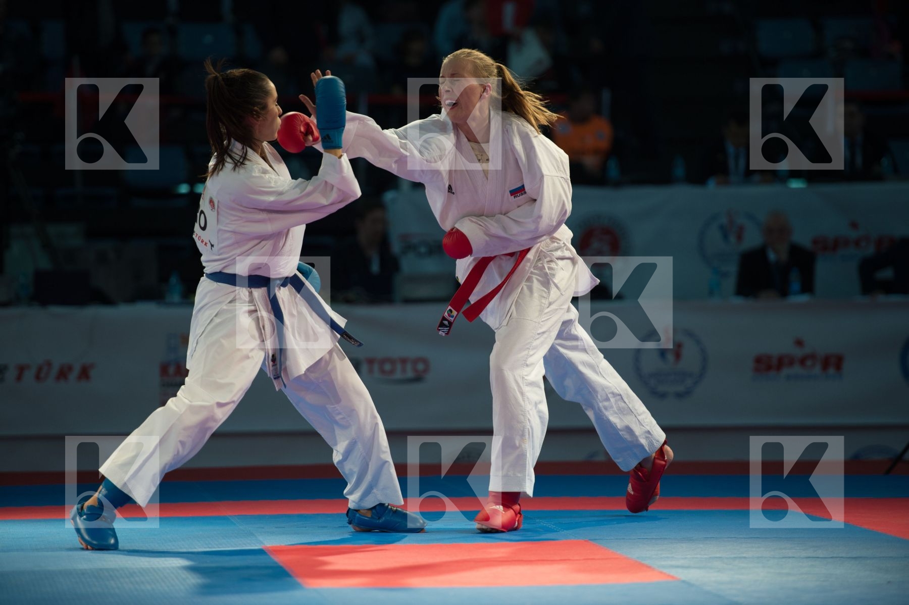 Croatia female finals kumite Russian Federation Sales Azra team