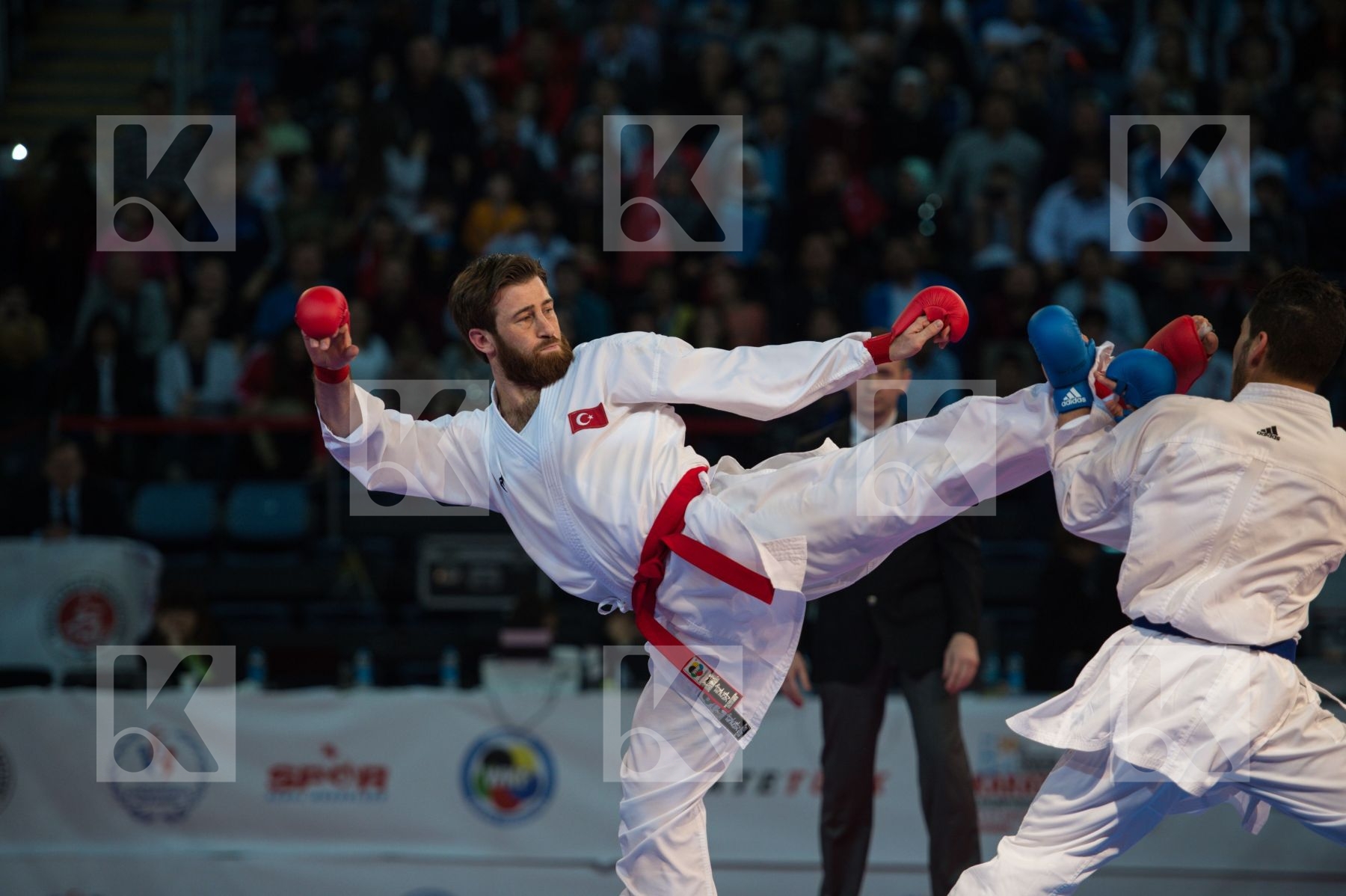 Bouazza Amin Erkan Enes finals France kumite male team Turkey