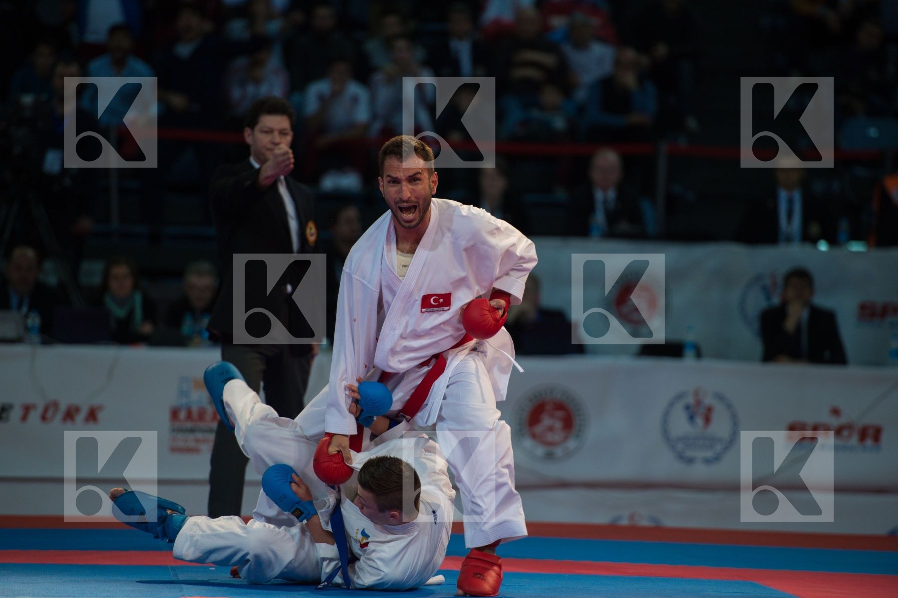 finals France kumite Lebrun Lou male team top Turkey Yagci Serka