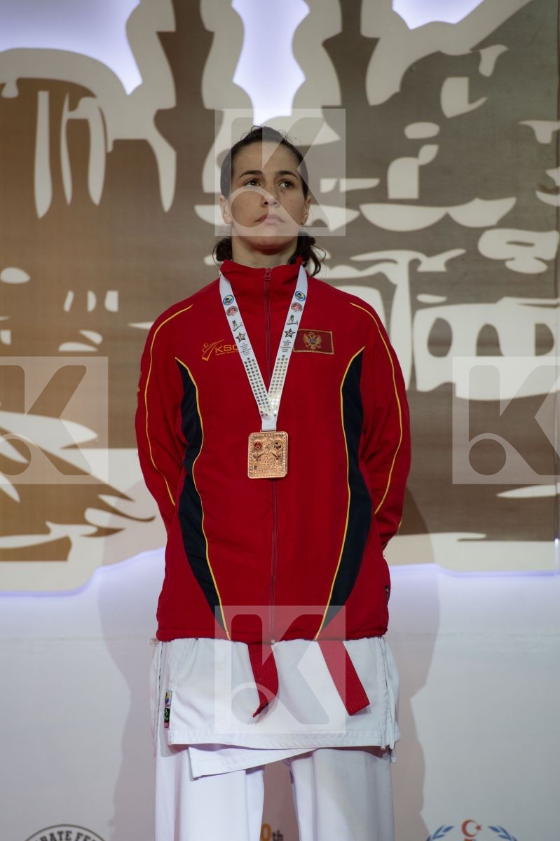 -68 kg Austria Buchinger Alisa female kumite Montenegro podiums