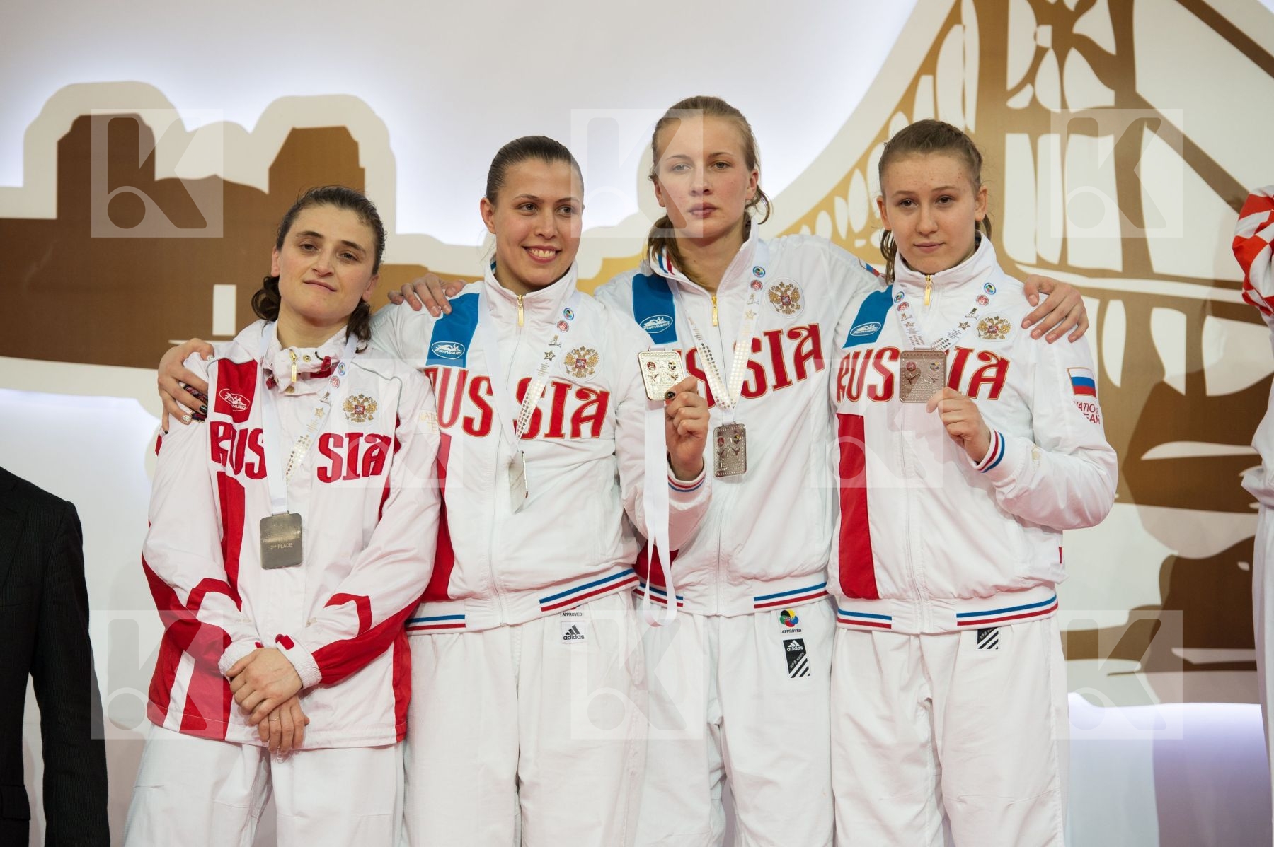 female podiums Russian Federation team