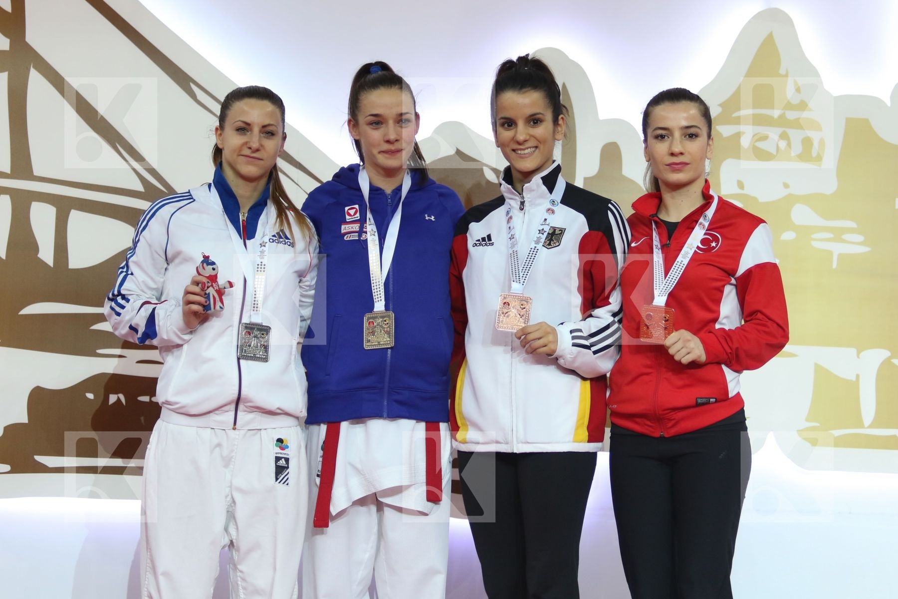 -50 kg Austria Bugur Duygu female France Germany kumite Ozcelik