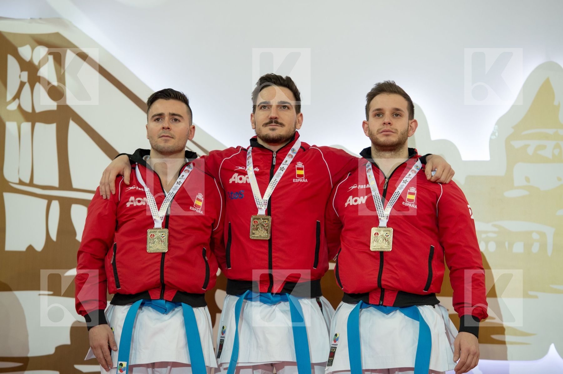 kata male podiums Spain team
