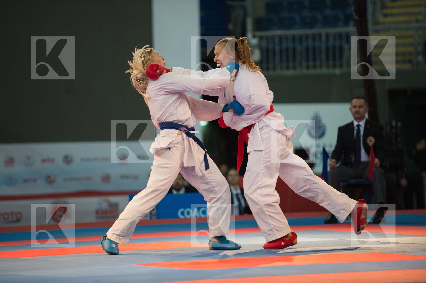 +68 kg bronze match female Finland kumite Kuusisto Helena Russia