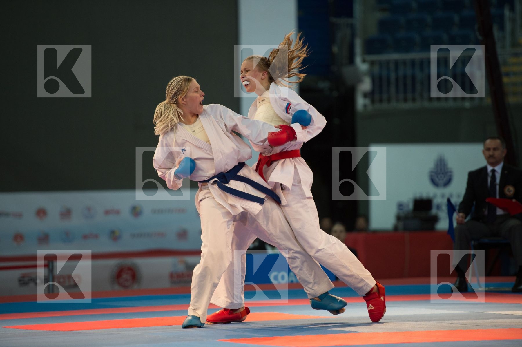 +68 kg bronze match female Finland kumite Kuusisto Helena Russia