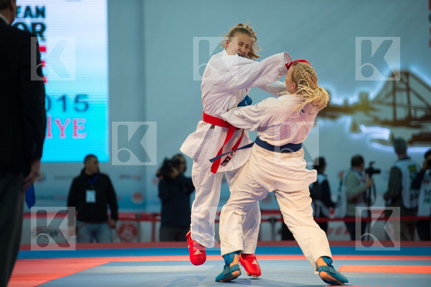+68 kg bronze match female Finland kumite Kuusisto Helena Russia