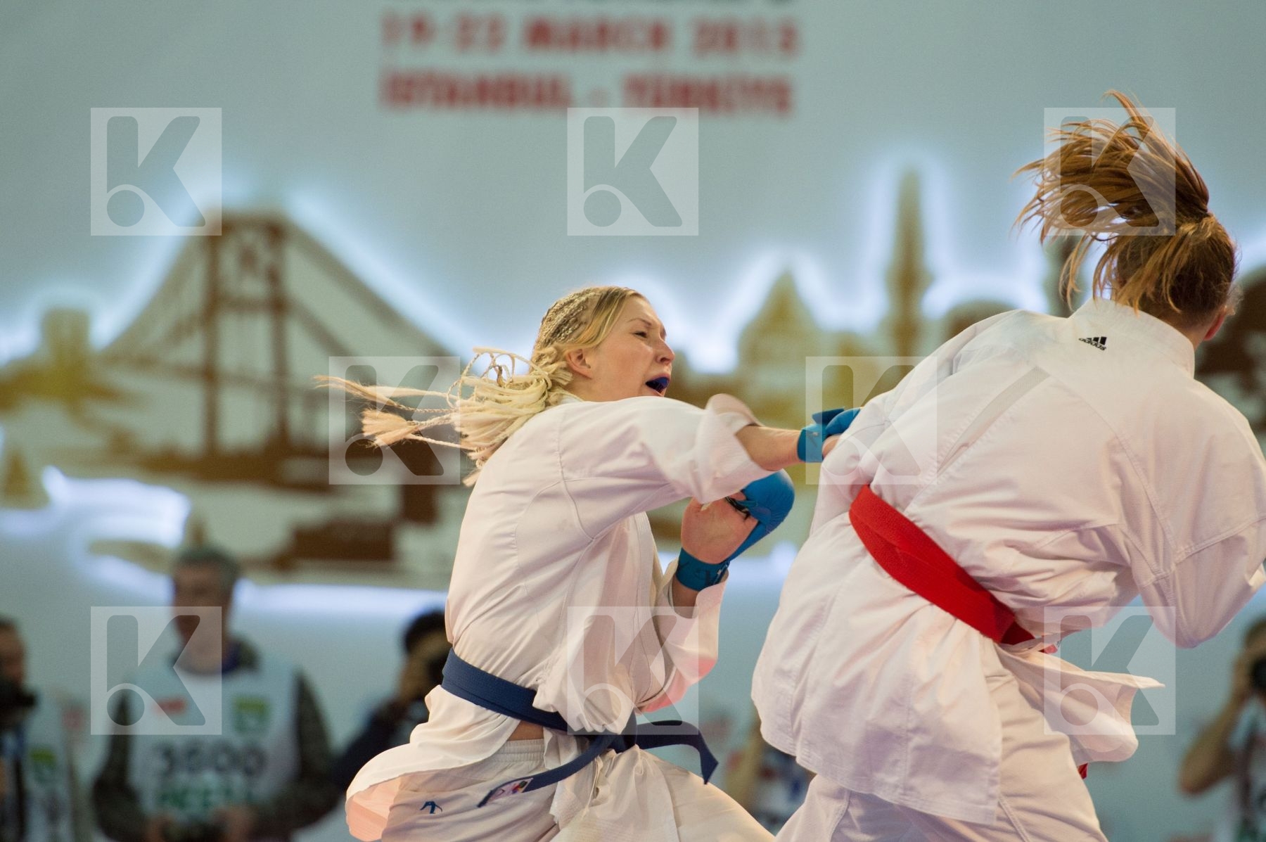 +68 kg bronze match female Finland kumite Kuusisto Helena Russia
