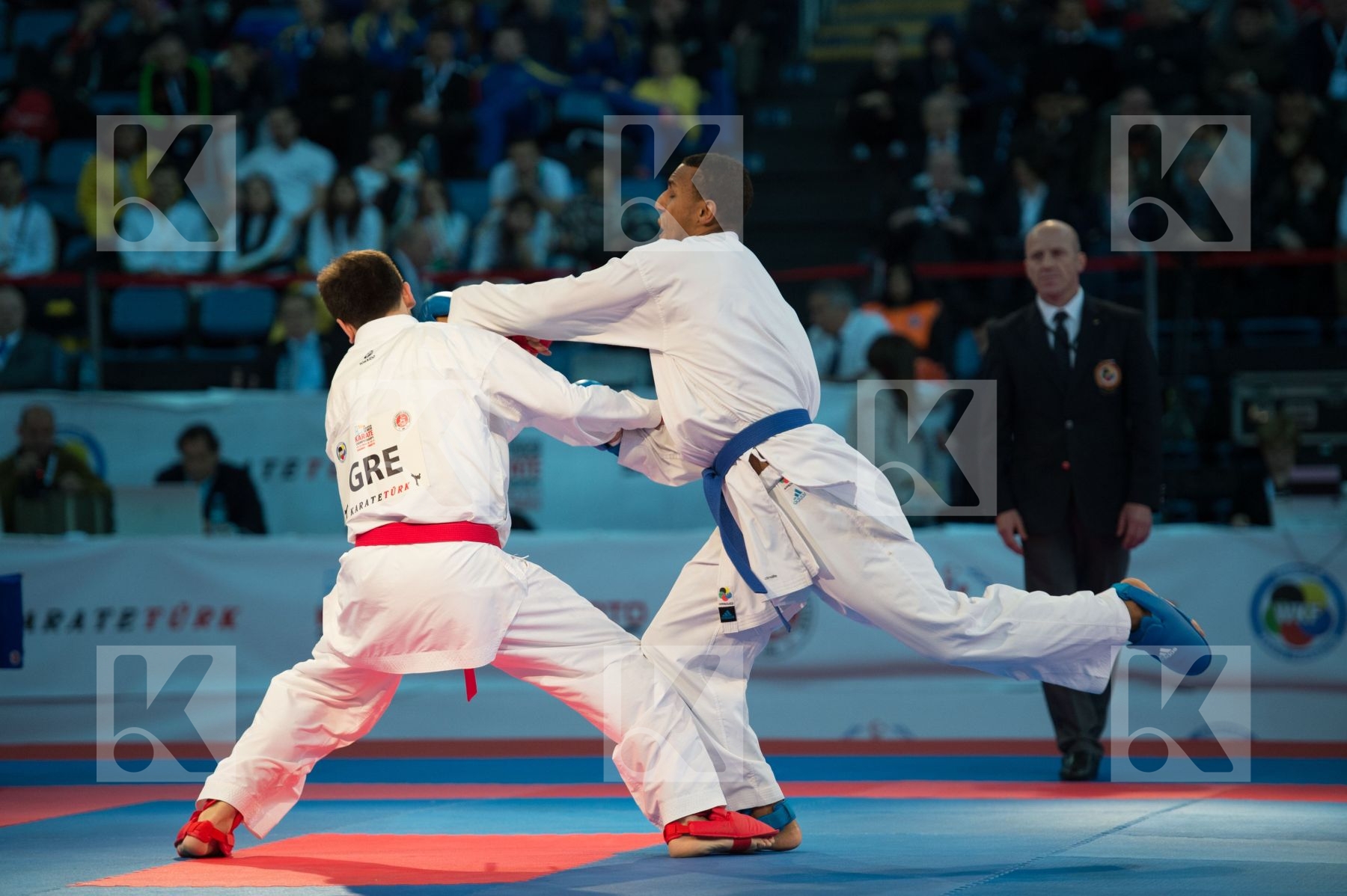 +84 kg bronze match Germany Greece Horne Jonathan kumite male Ma