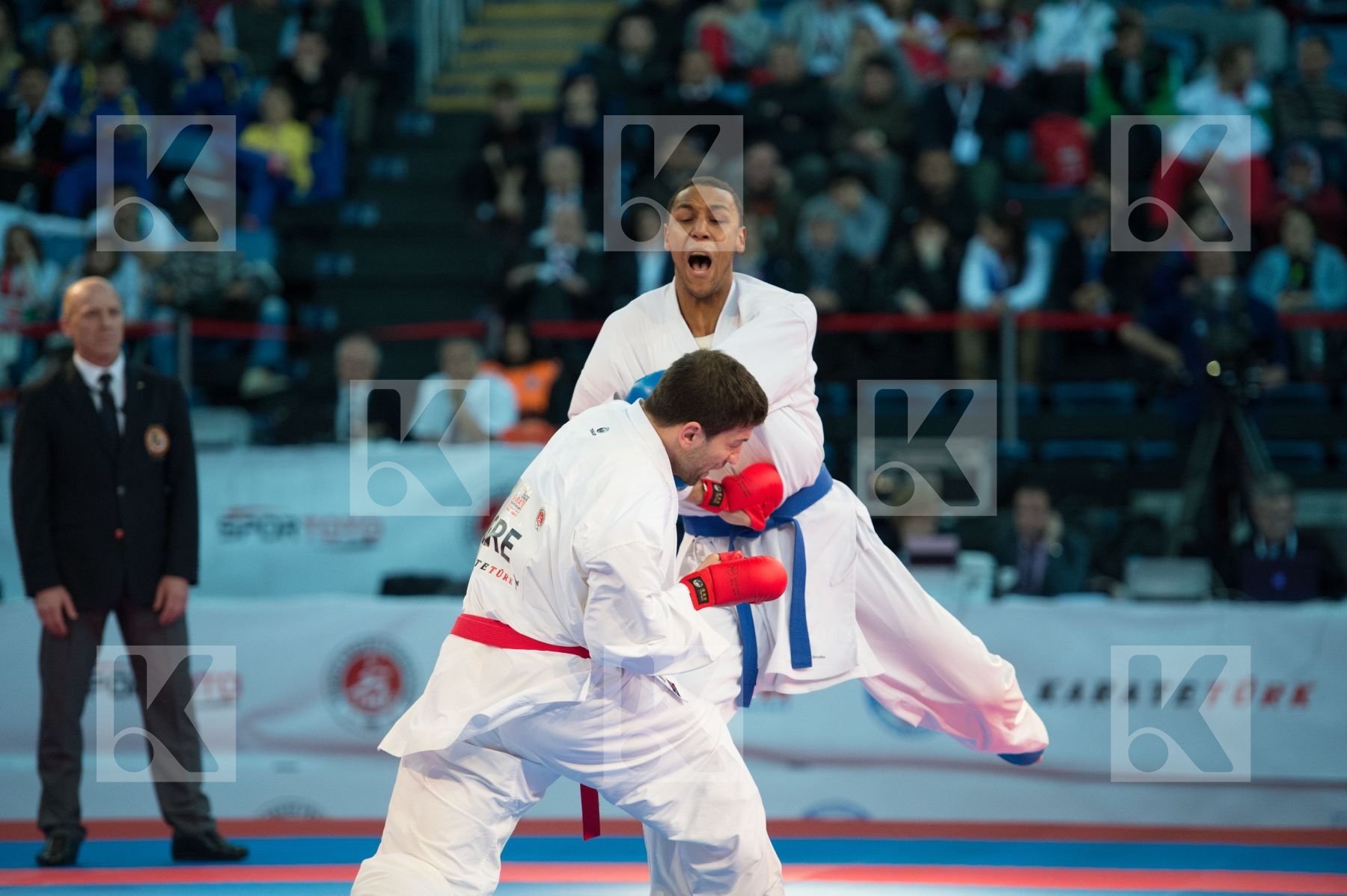 +84 kg bronze match Germany Greece Horne Jonathan kumite male Ma