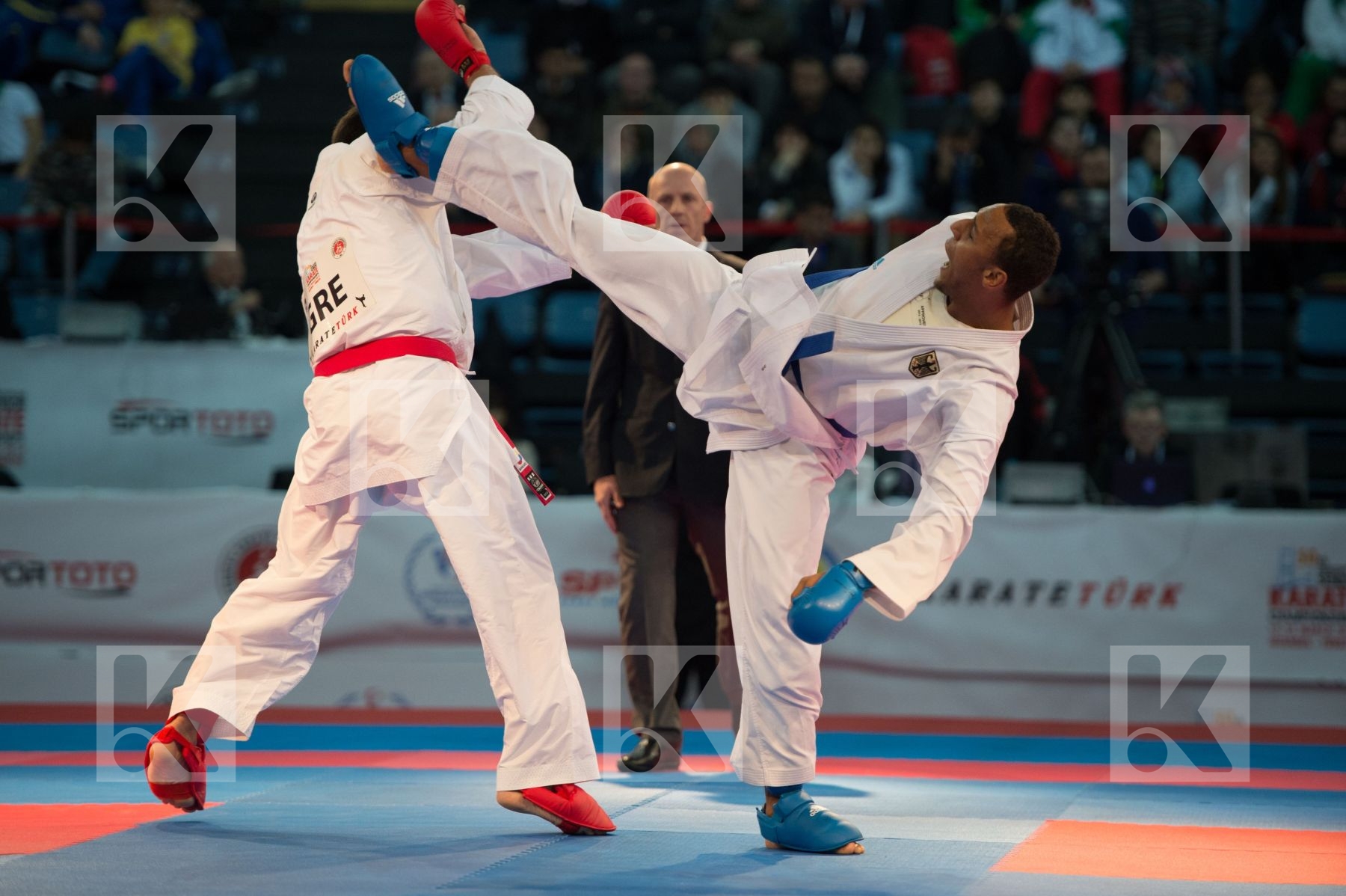 +84 kg bronze match Germany Greece Horne Jonathan kumite male Ma