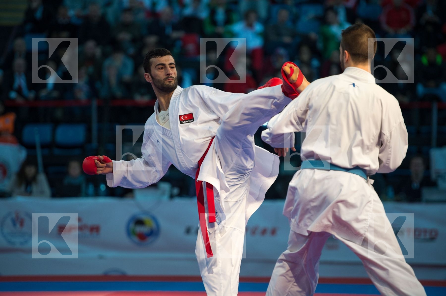 -84 kg Aktas Ugur bronze match Greece kumite male Turkey Tzanos