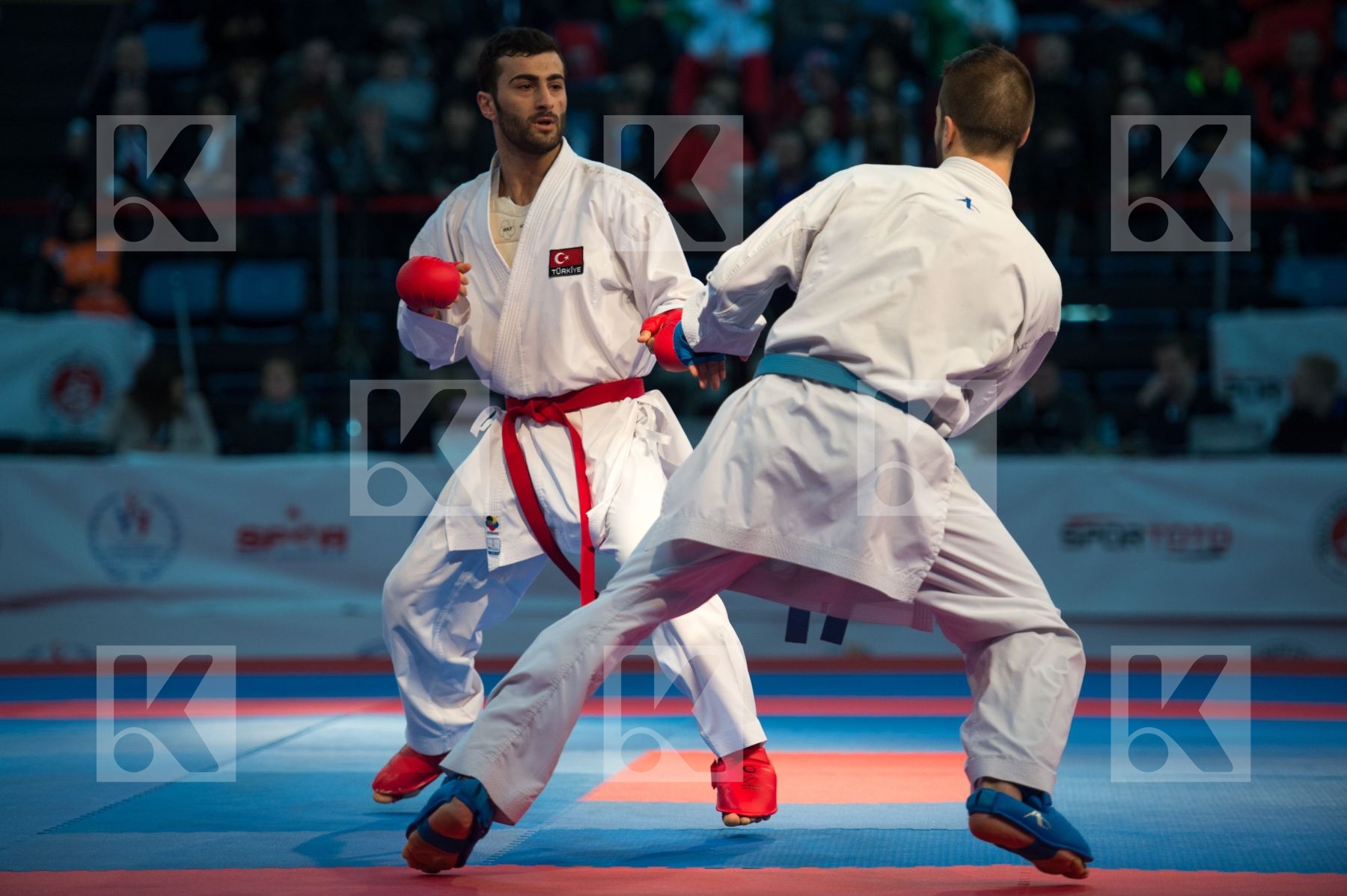 -84 kg Aktas Ugur bronze match Greece kumite male Turkey Tzanos
