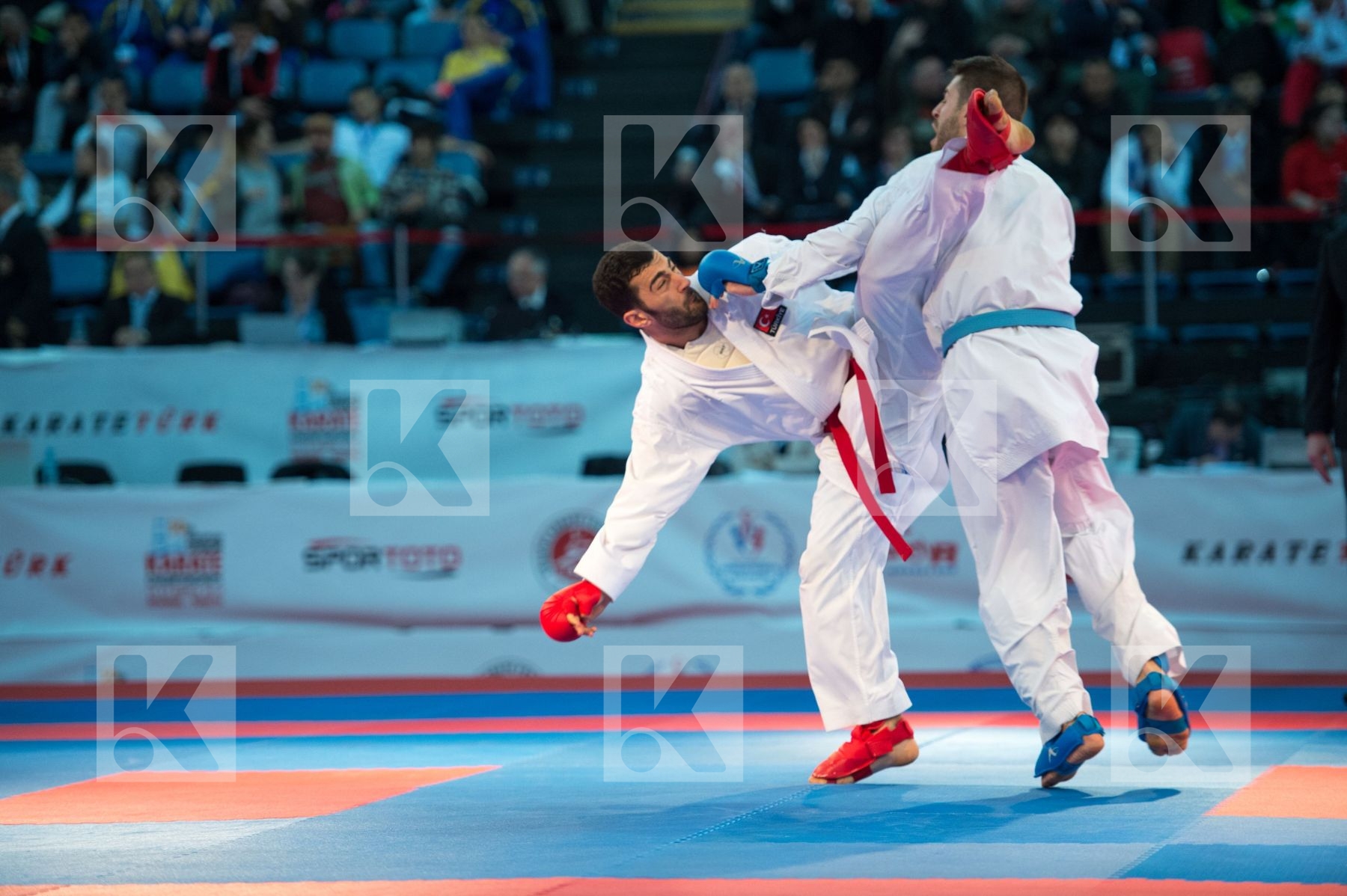 -84 kg Aktas Ugur bronze match Greece kumite male Turkey Tzanos