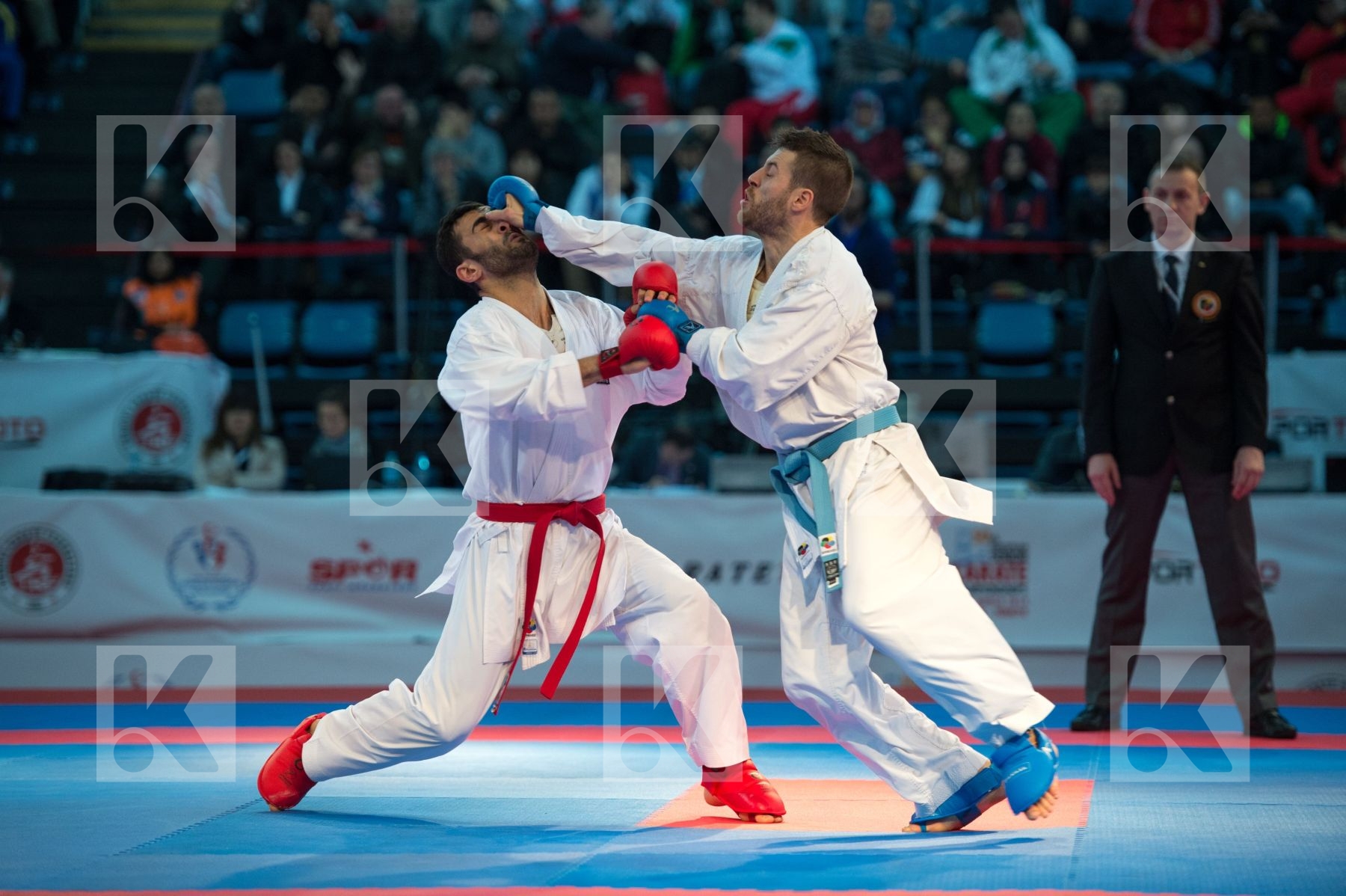 -84 kg Aktas Ugur bronze match Greece kumite male top Turkey Tza