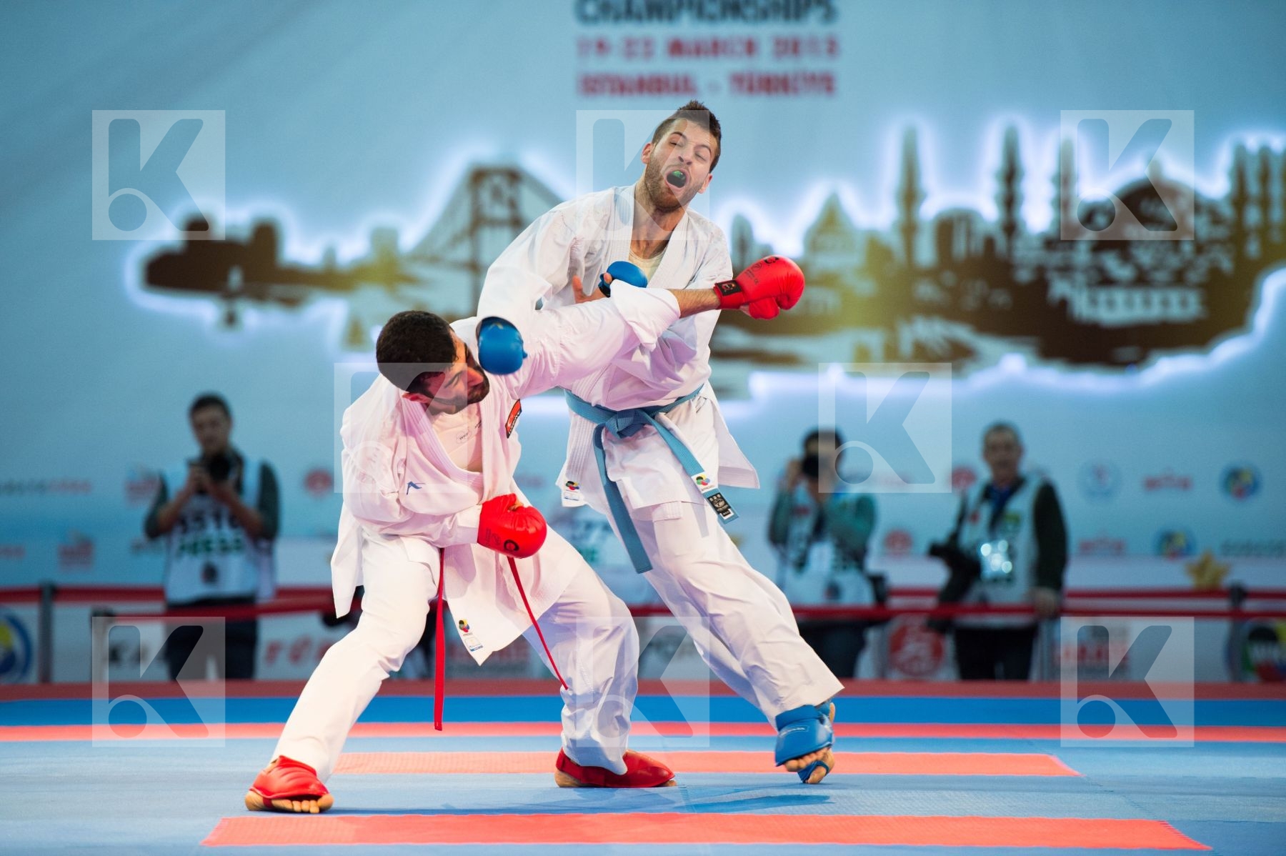 -84 kg Aktas Ugur bronze match Greece kumite male Turkey Tzanos