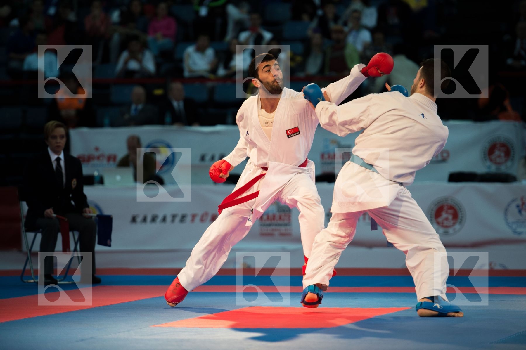 -84 kg Aktas Ugur bronze match Greece kumite male Turkey Tzanos