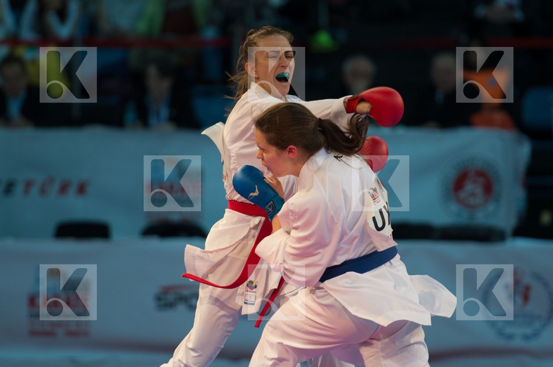 -55 kg Arandjelovic Branka bronze match female finals kumite Lux