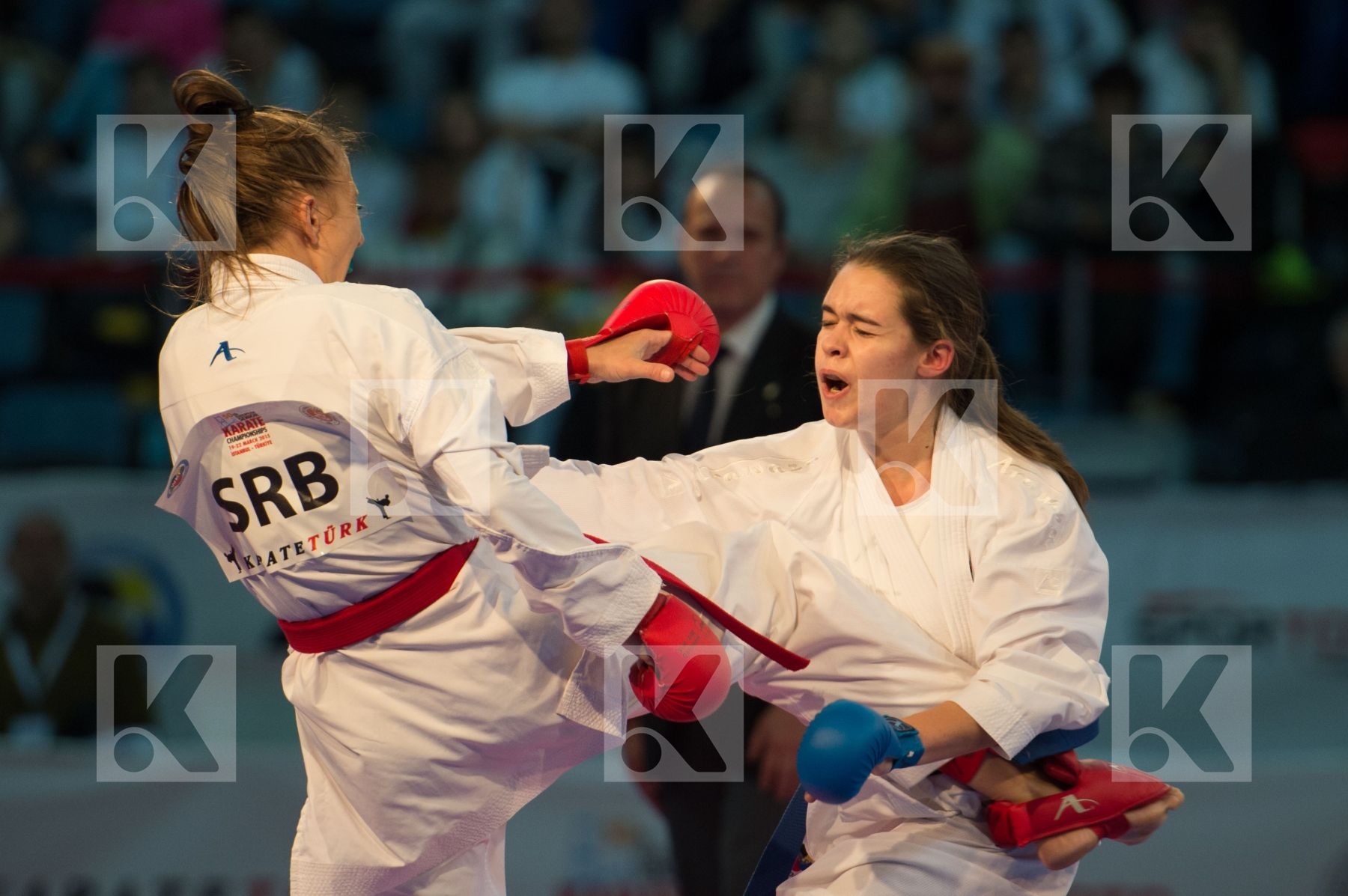 -55 kg Arandjelovic Branka bronze match female finals kumite Lux