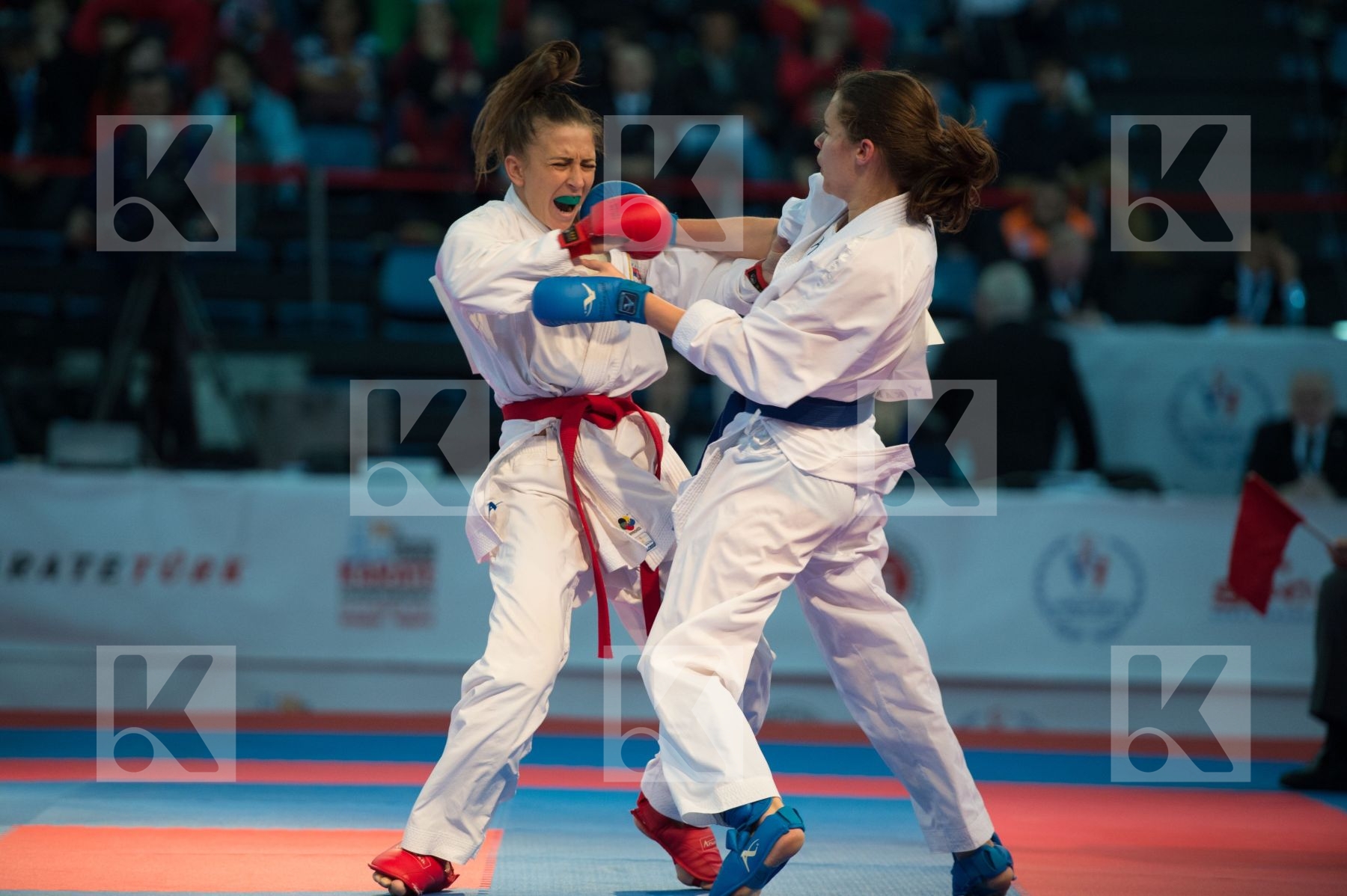 -55 kg Arandjelovic Branka bronze match female finals kumite Lux