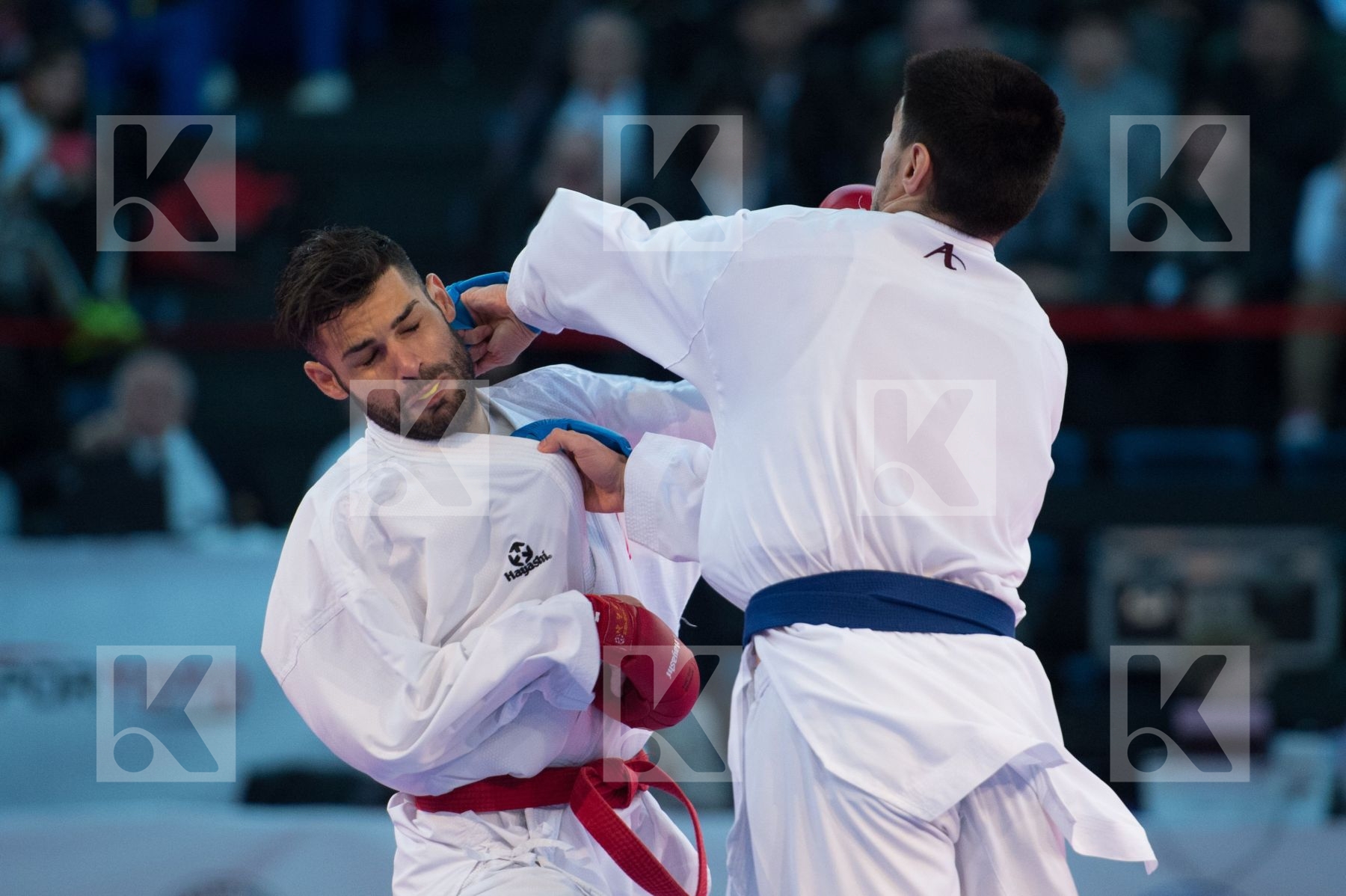 -75 kg bronze match Busa Luigi Eltemur Erman finals Italy kumite