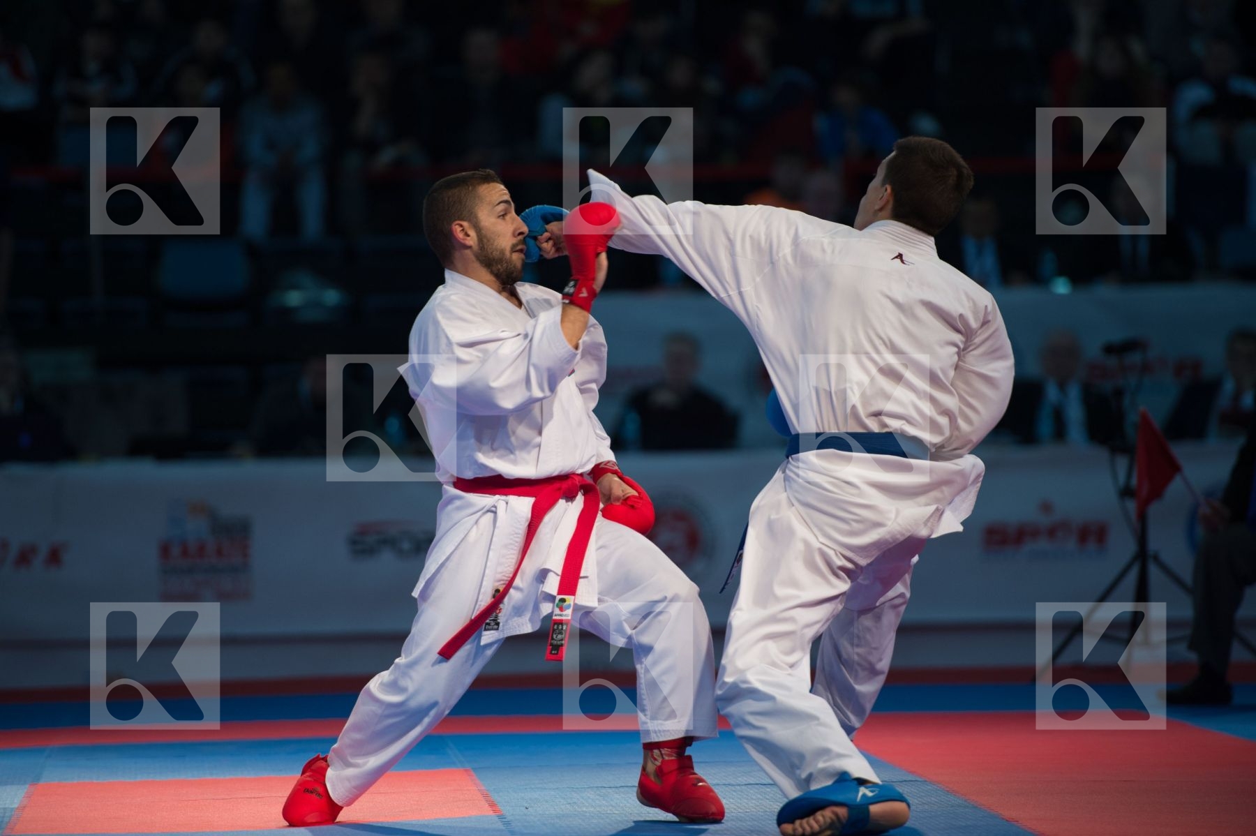 -60 kg bronze match Fyr Of Macedonia Gomez Garcia Matias kumite