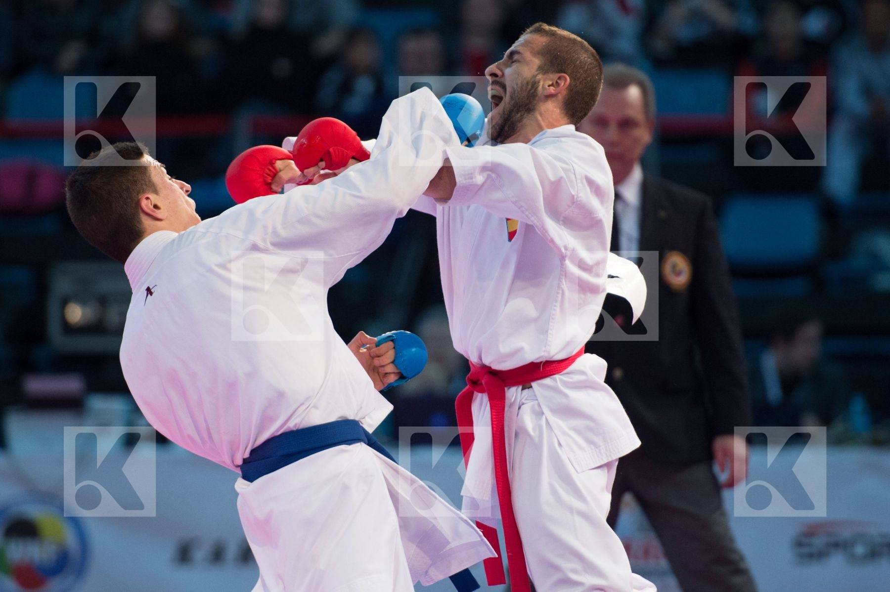 -60 kg bronze match Fyr Of Macedonia Gomez Garcia Matias kumite