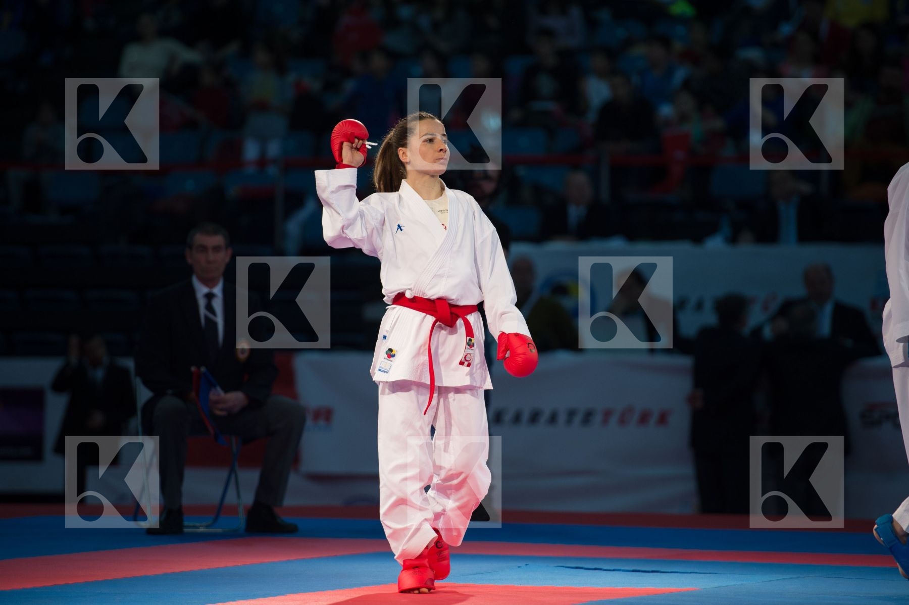 -50 kg bronze match Kryva Kateryna kumite Ozcelik Serap Senior20