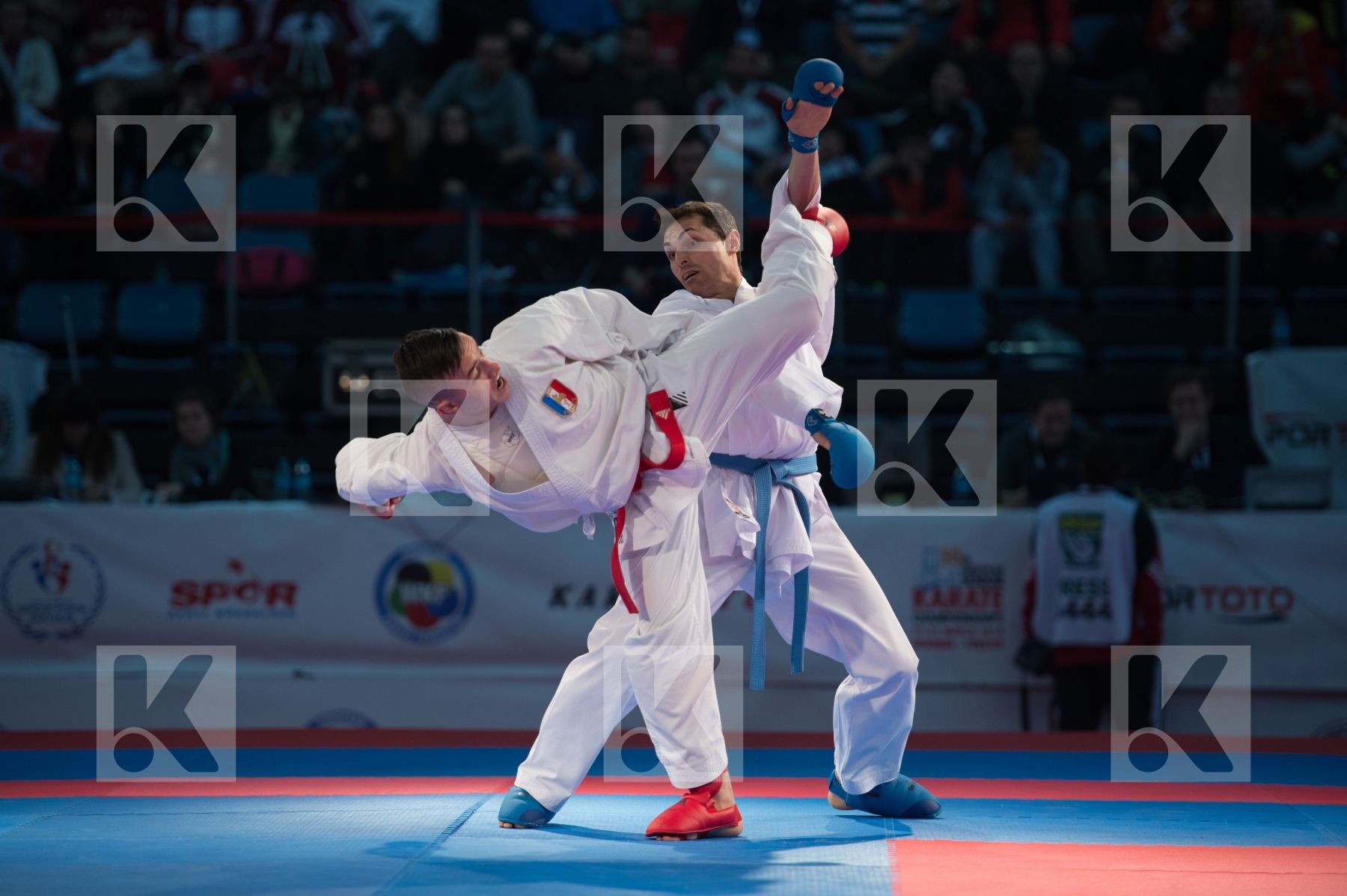 -67 kg bronze match Dacosta Steven France kumite Rasero Ruiz Man