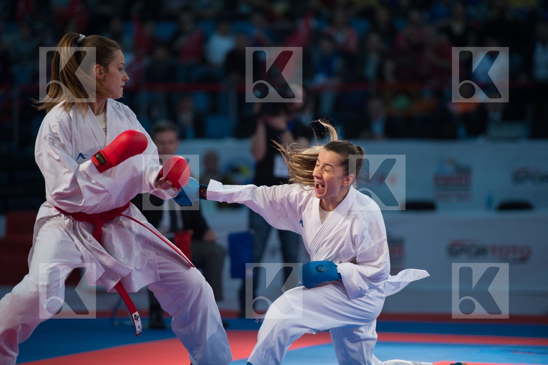 bronze match Fyr Of Macedonia kumite Senior2015 team Turkey