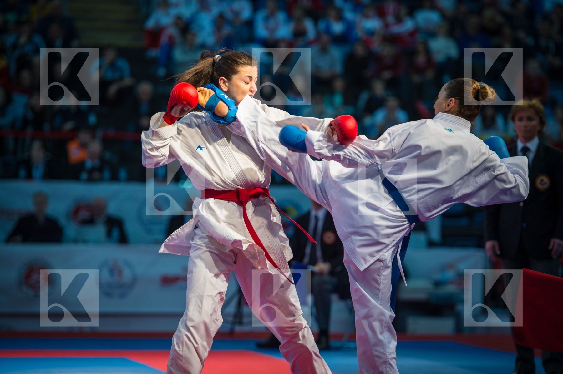 bronze match Fyr Of Macedonia kumite Senior2015 team top Turkey