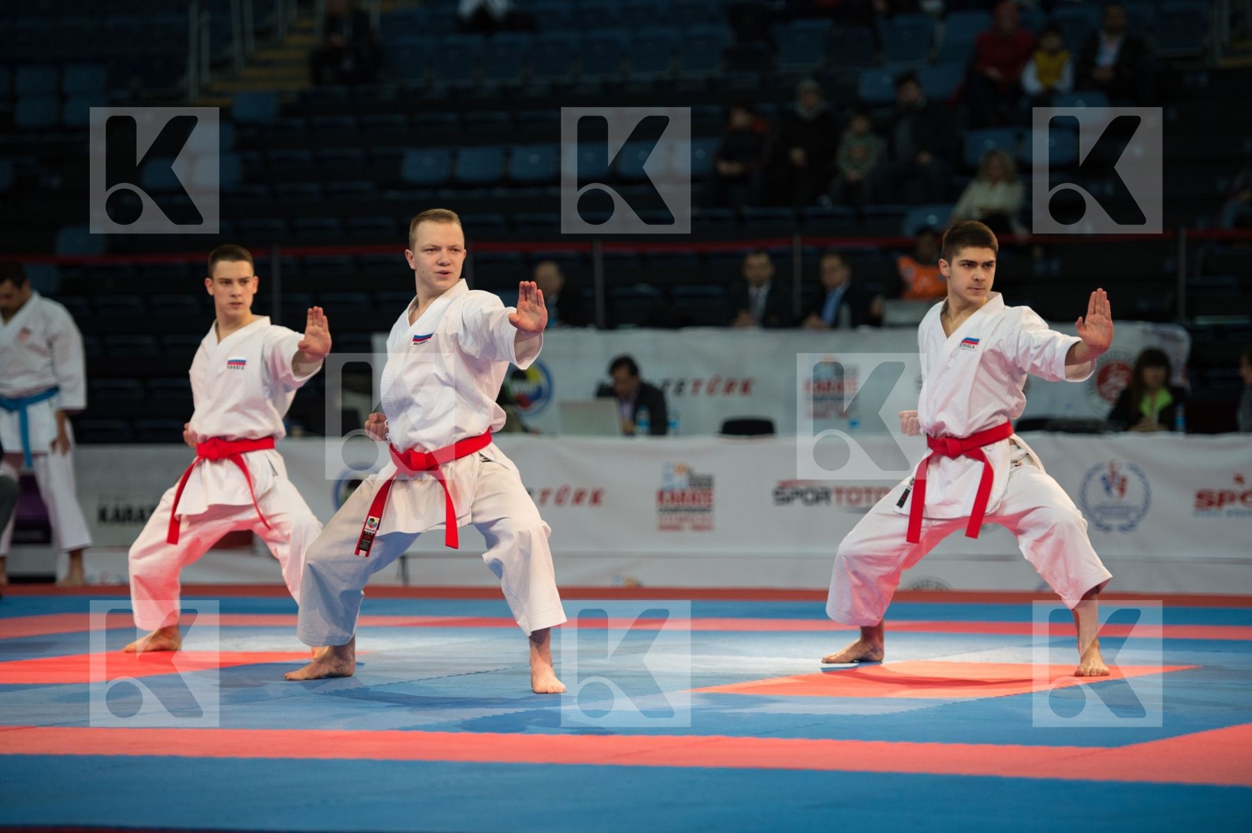 bronze match finals kata male Russian Federation team