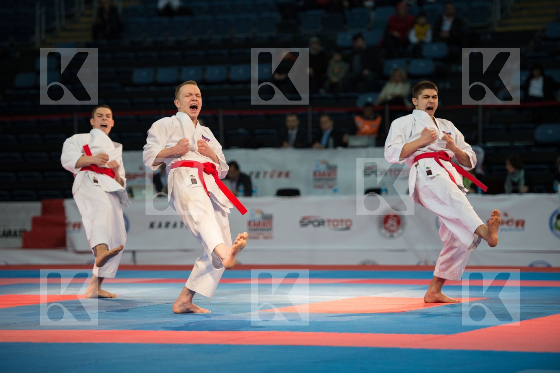 bronze match finals kata male Russian Federation team