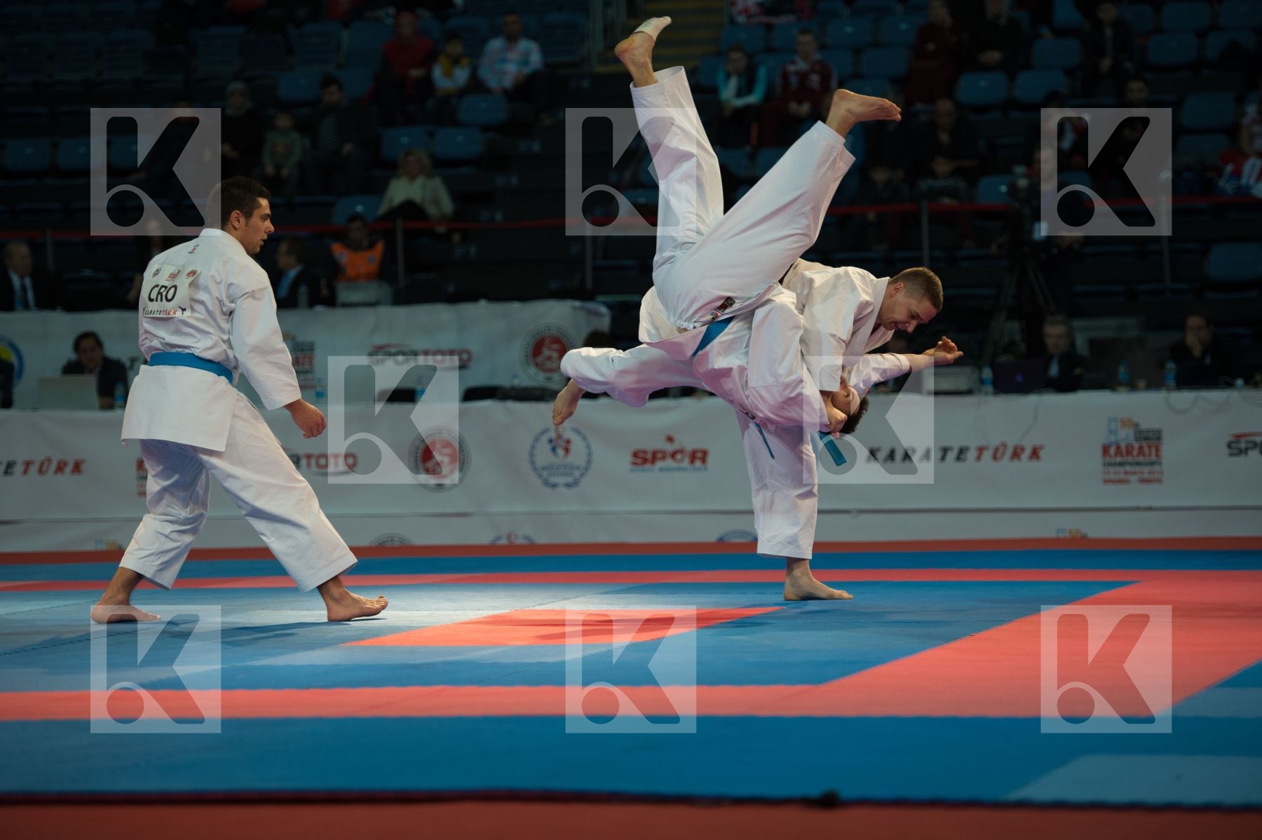 bronze match bunkai Croatia finals kata male team