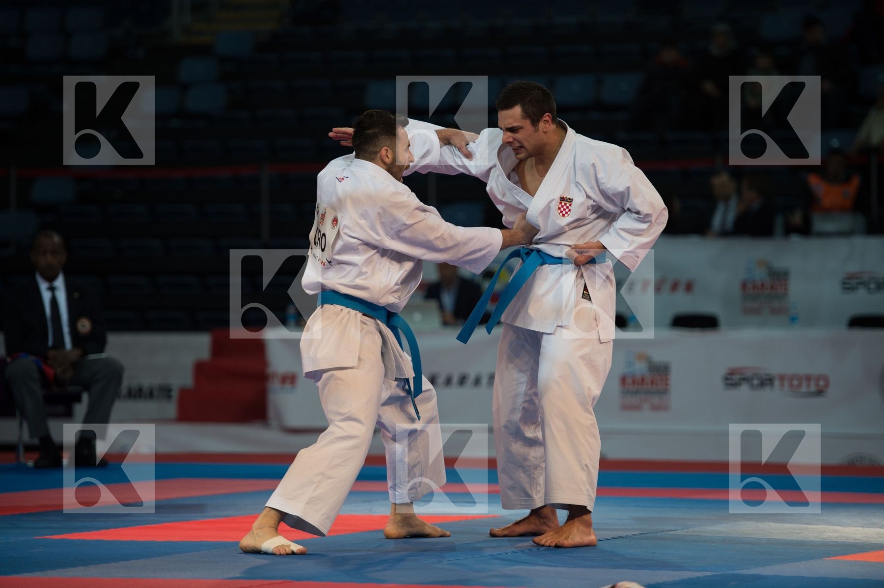 bronze match bunkai Croatia finals kata male team