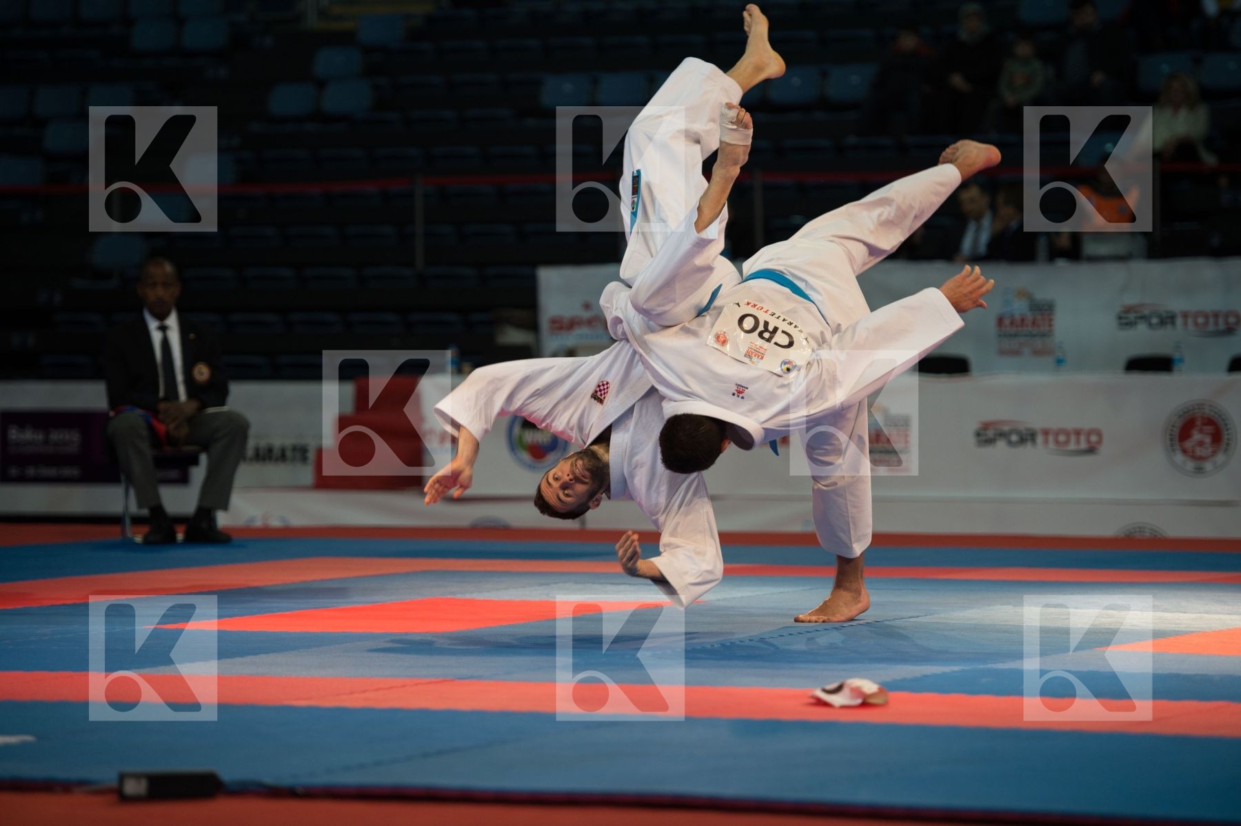 bronze match bunkai Croatia finals kata male team top