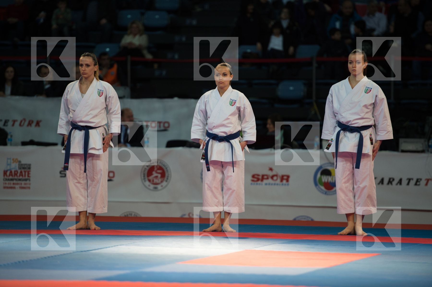 bronze match female finals Italy kata team