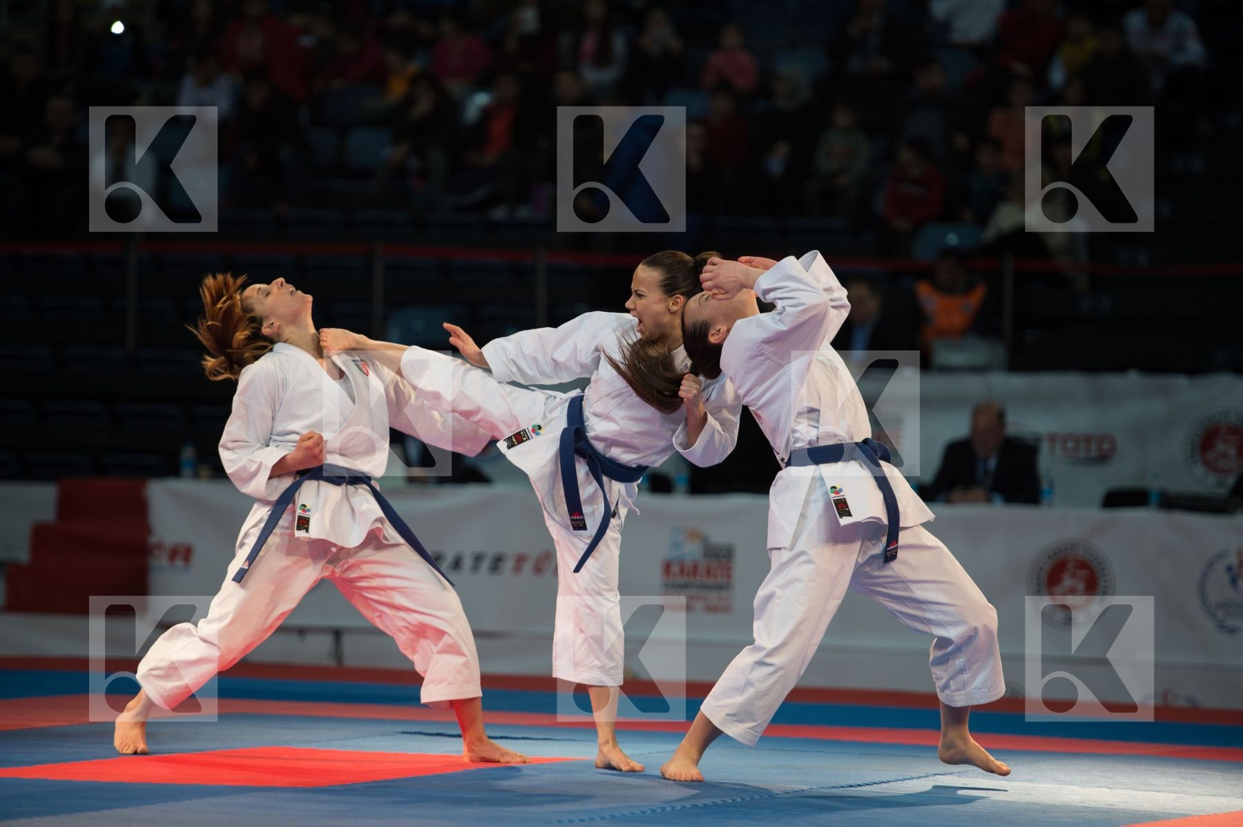 bronze match female finals Italy kata team